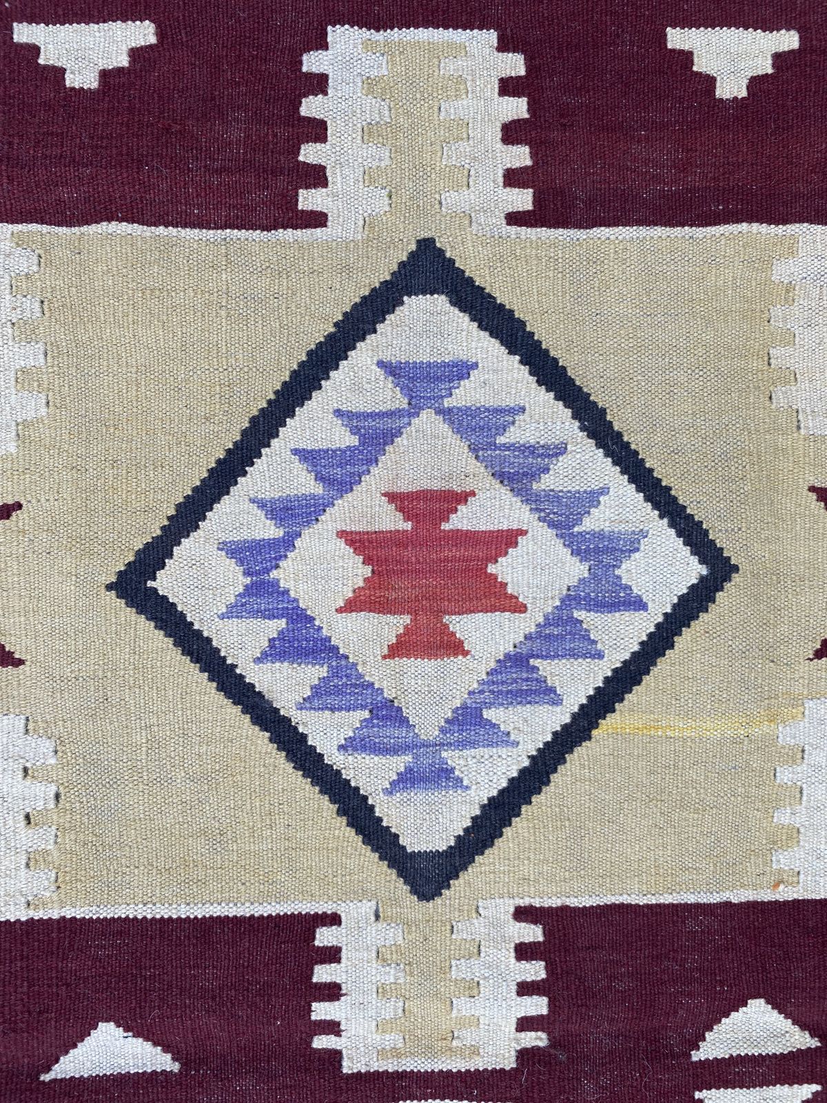 Southwestern Kilim Handwoven Wool 5x6 Area Rug photo 295.0