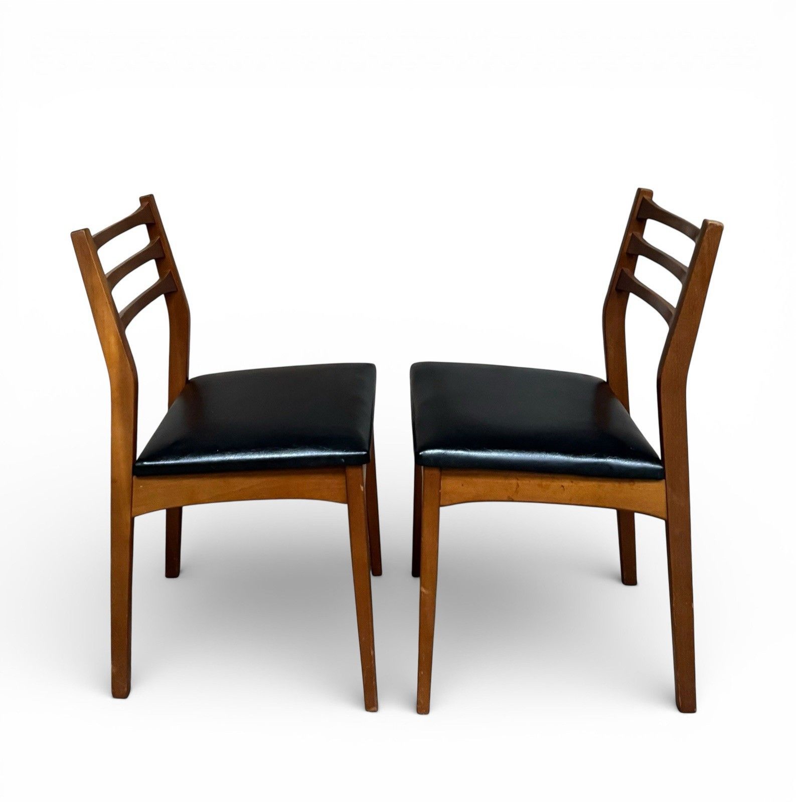 White And Newton Teak And Afomosia Dining Table And Four Chairs Retro C1960s photo furniture