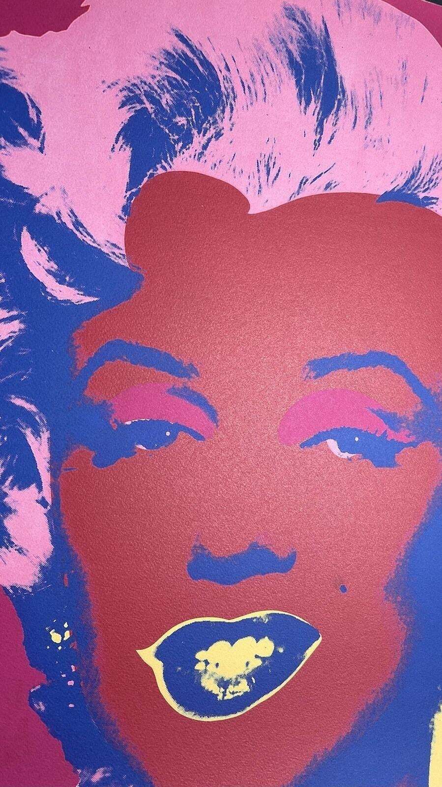 1986 Carnegie Museum Of Art After Andy Warhol "Marilyn Monroe" Lithograph photo Art