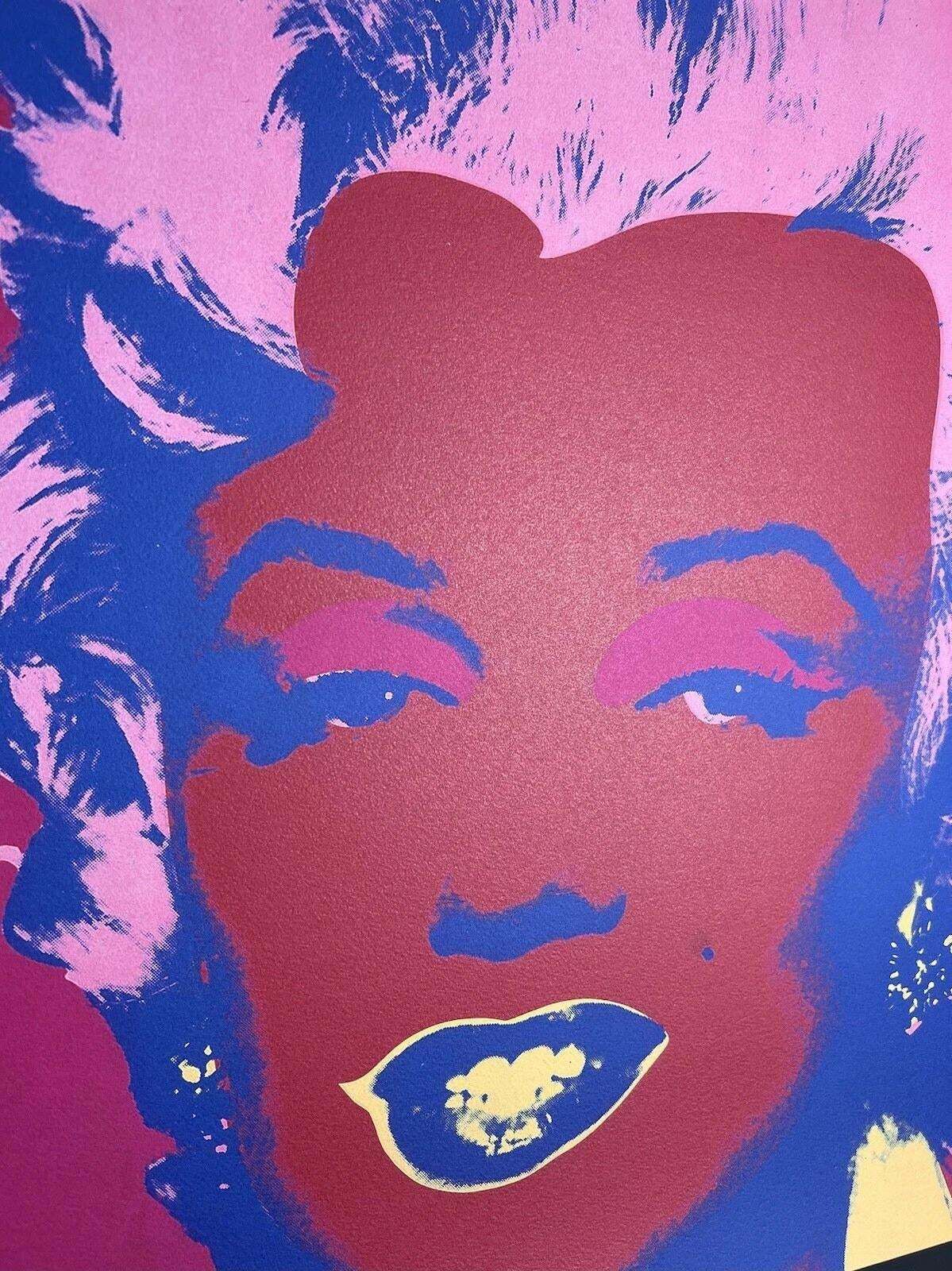 1986 Carnegie Museum Of Art After Andy Warhol "Marilyn Monroe" Lithograph photo 1995.0