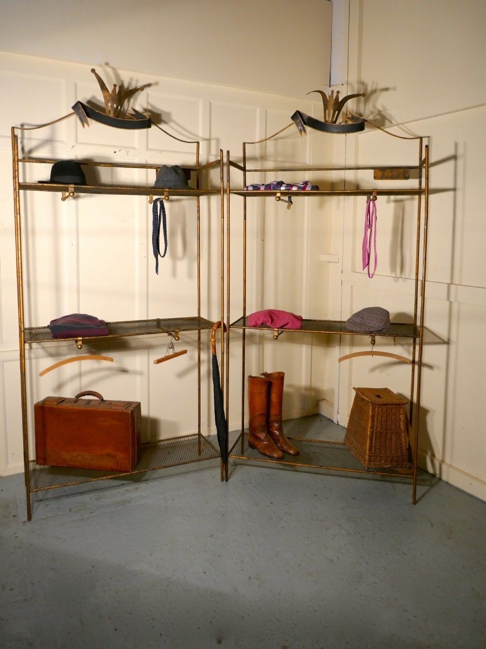 Art Deco Outfitter’s Department Store Shop Display Shelf Units photo vinterior