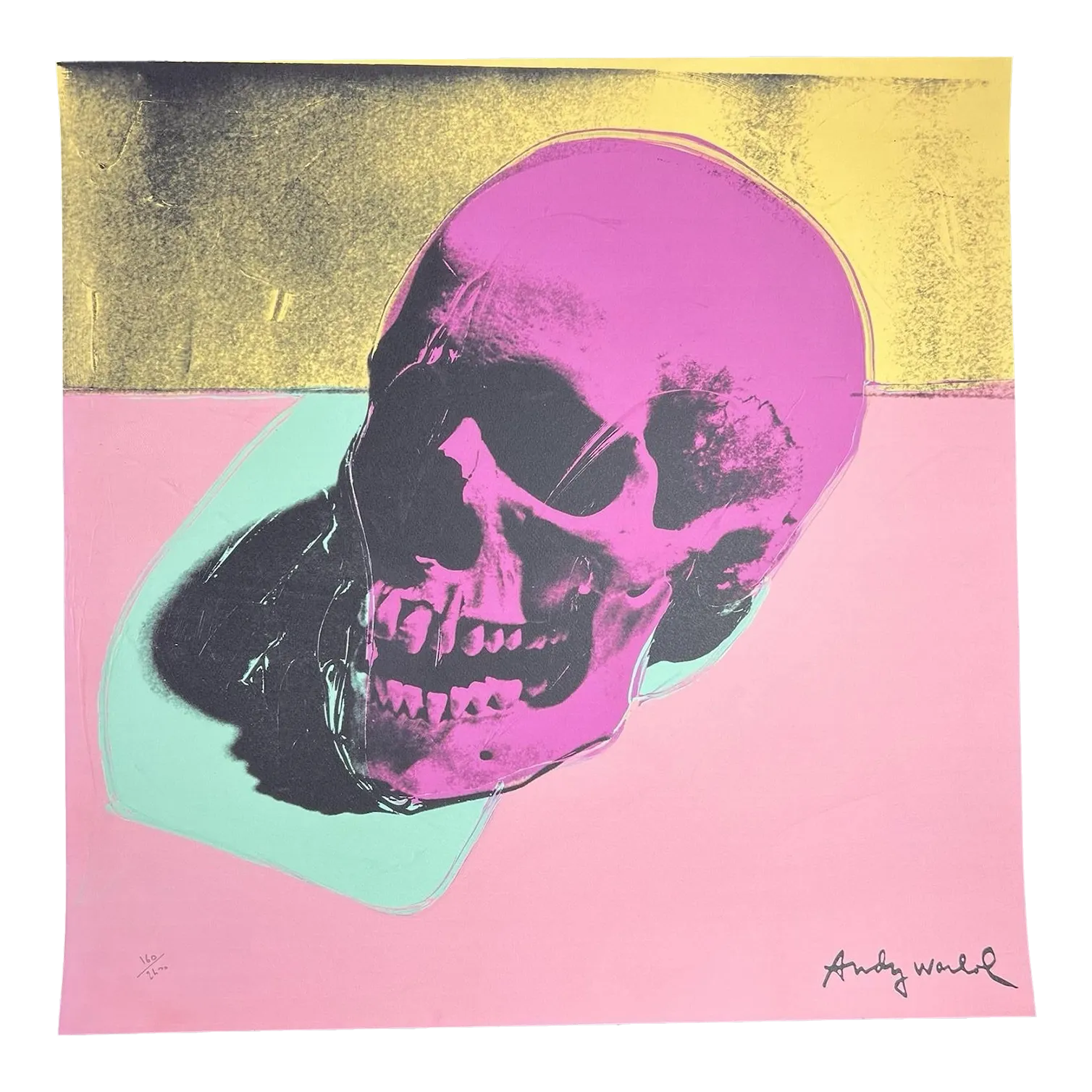 1986 Carnegie Museum Of Art After Andy Warhol "Skull" Lithograph