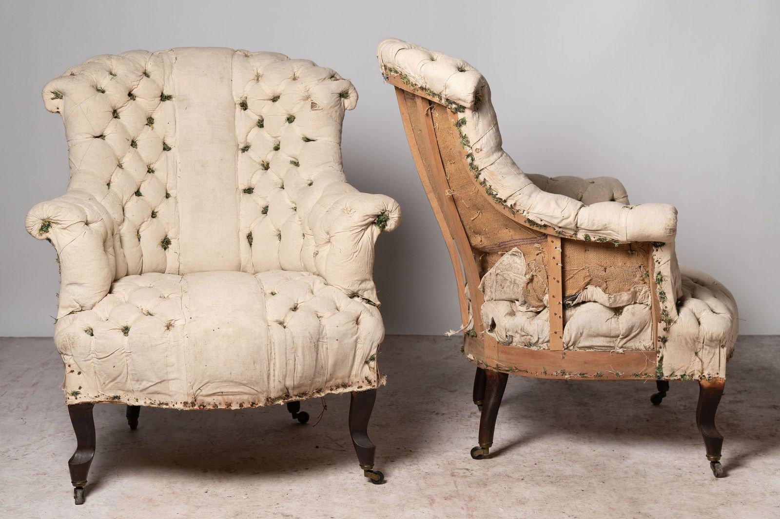 Antique French Pair Of Chairs photo furniture
