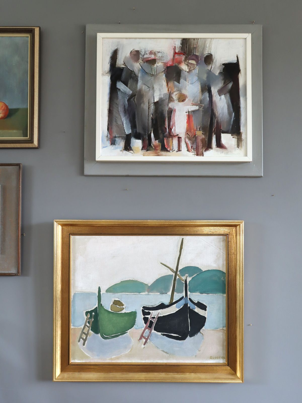 The Waiting Place In Oil Onto Board photo furniture