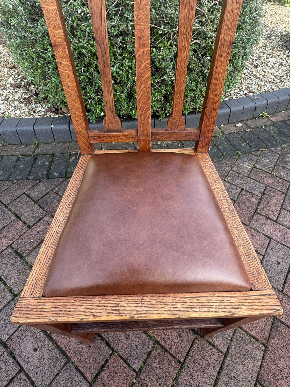 G.M. Ellwood Set Of Six Oak Dining Chairs photo buy