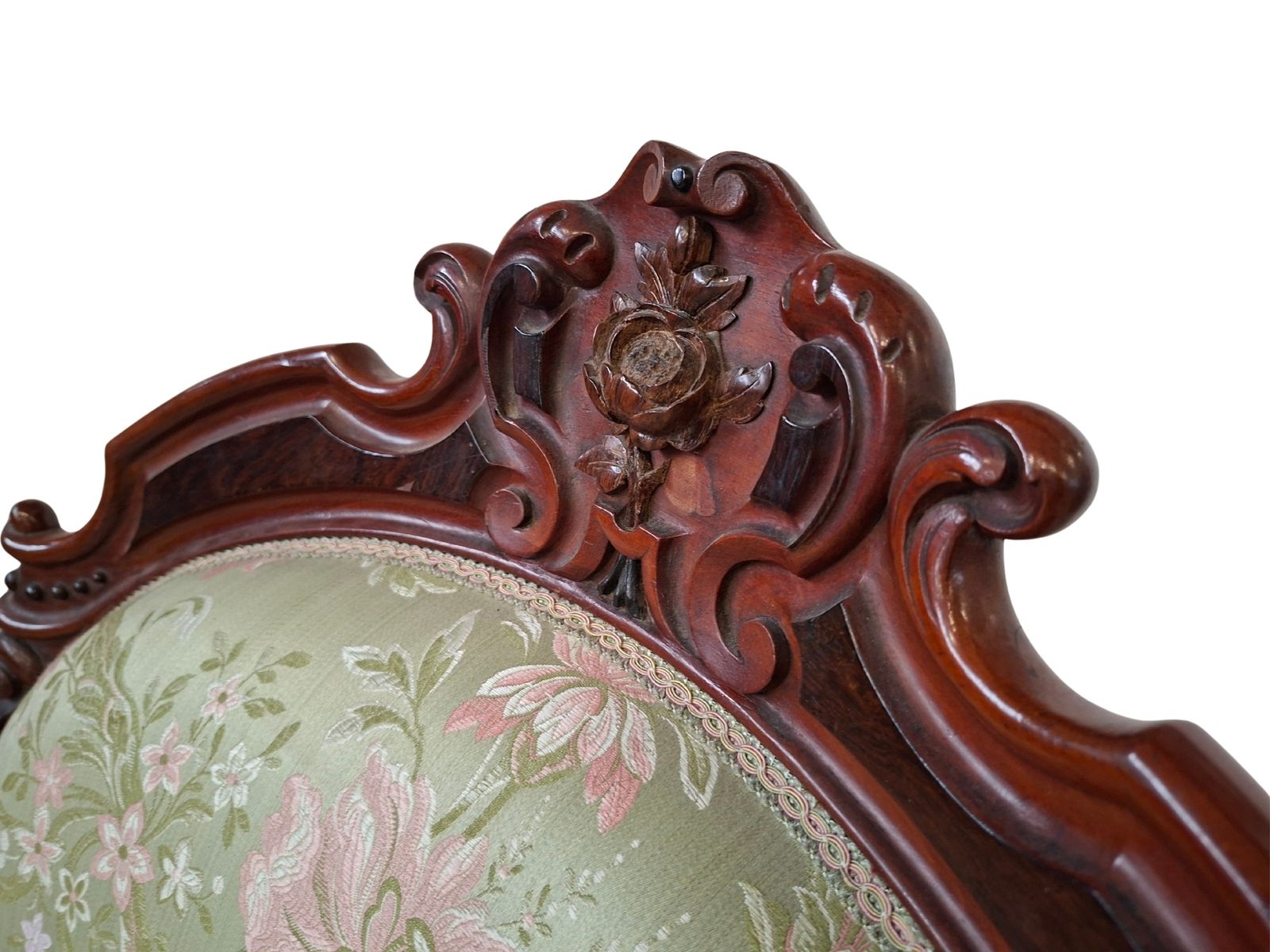 Coppia Di Poltrone D'epoca "Balloon Back" – Stile Rococò Revival (XIX Sec.) photo vinterior