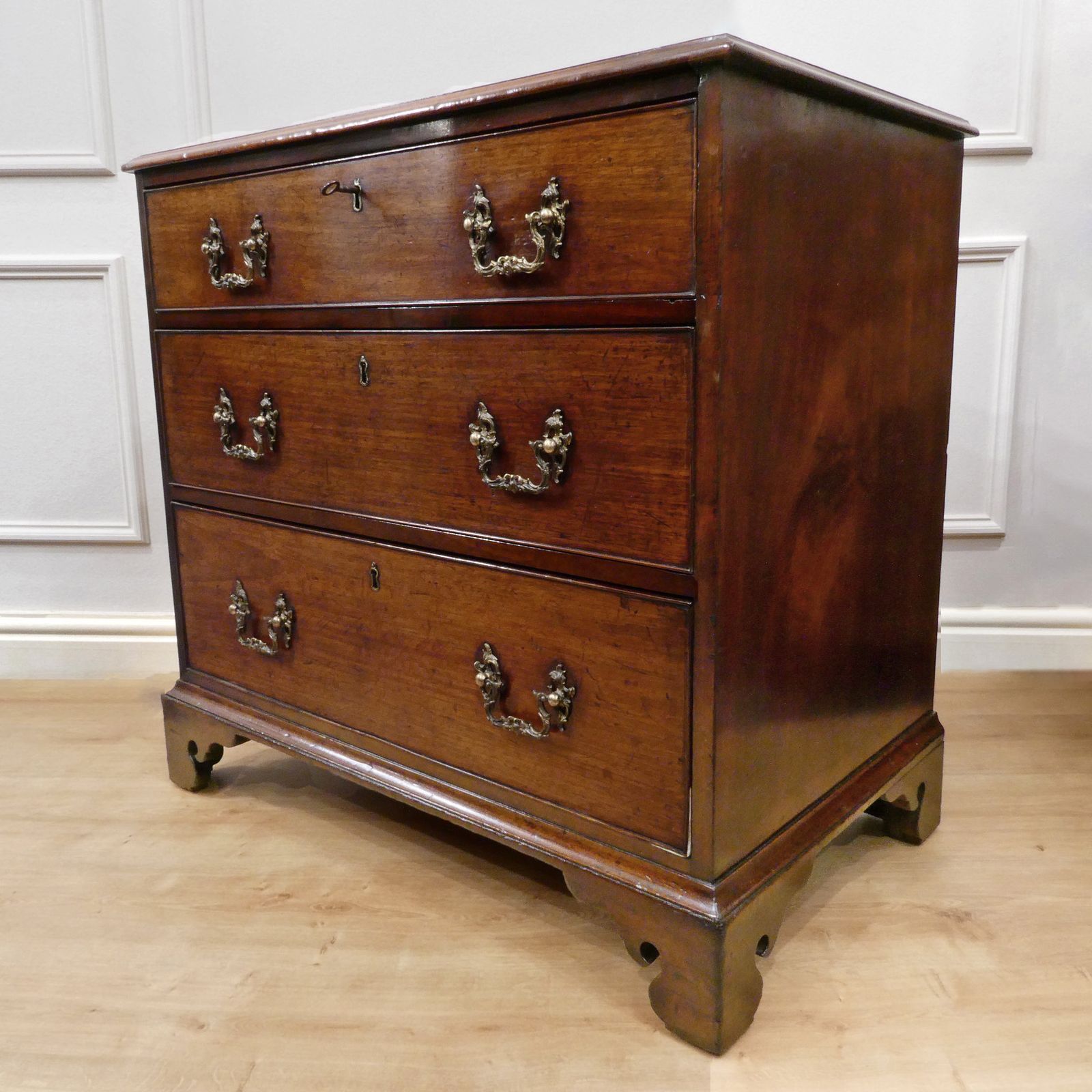 Georgian Chippendale Period Mahogany Chest Of Drawers photo furniture