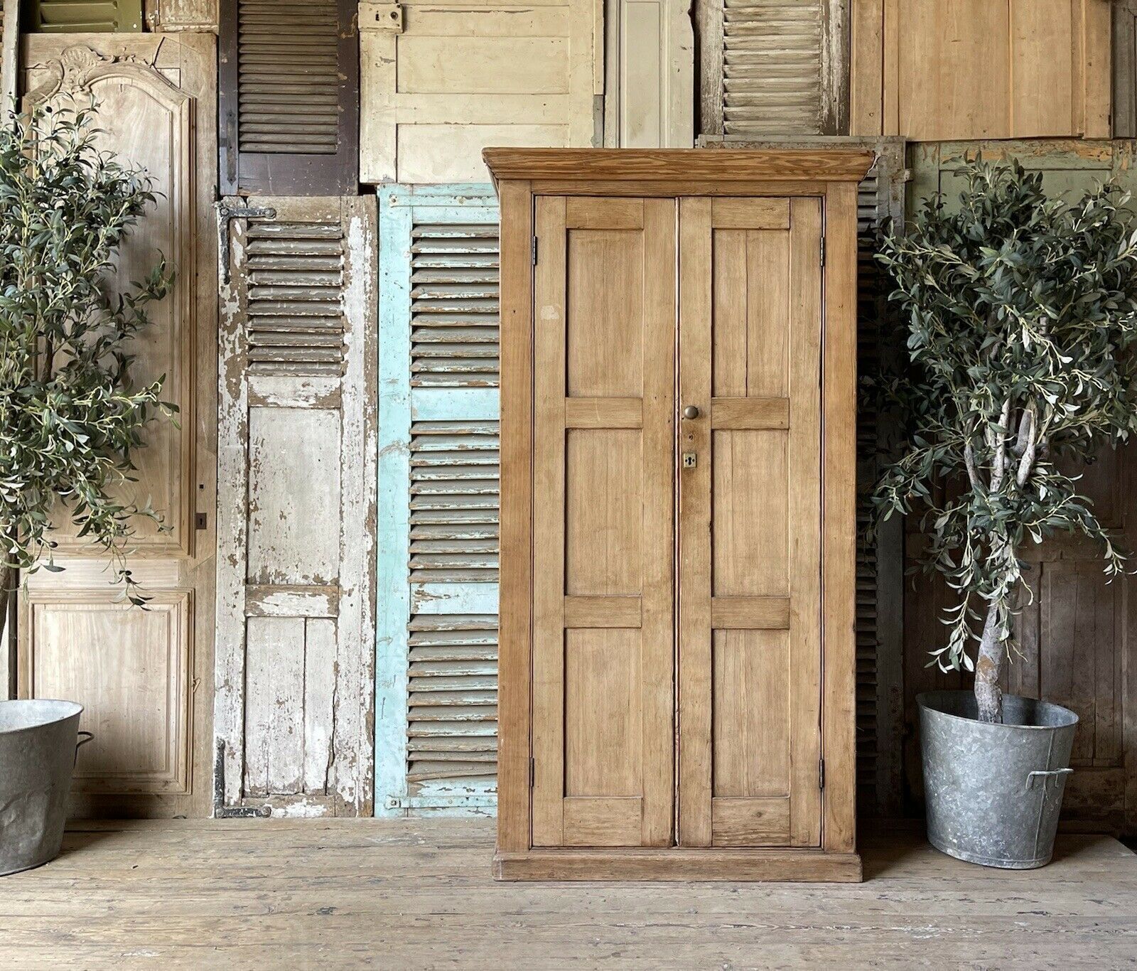 Lovely Antique Pine Wardrobe, 1800s photo furniture