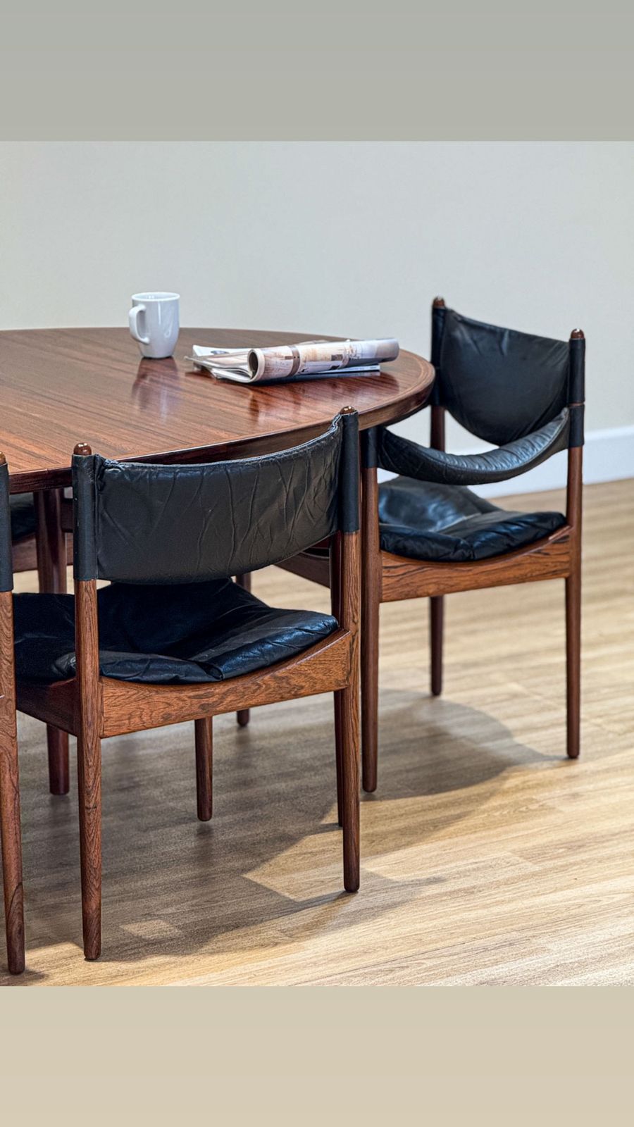 A Set Of 8 Dining Chairs (By Kristian Solmer Vedel) photo furniture