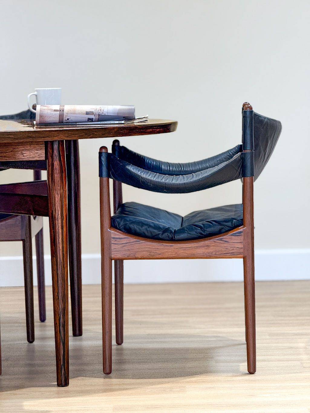 A Set Of 8 Dining Chairs (By Kristian Solmer Vedel) photo 9000.0