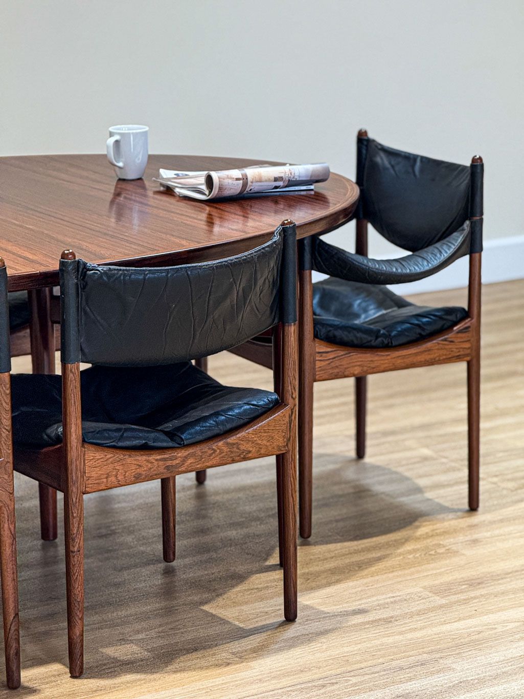 A Set Of 8 Dining Chairs (By Kristian Solmer Vedel) photo vinterior