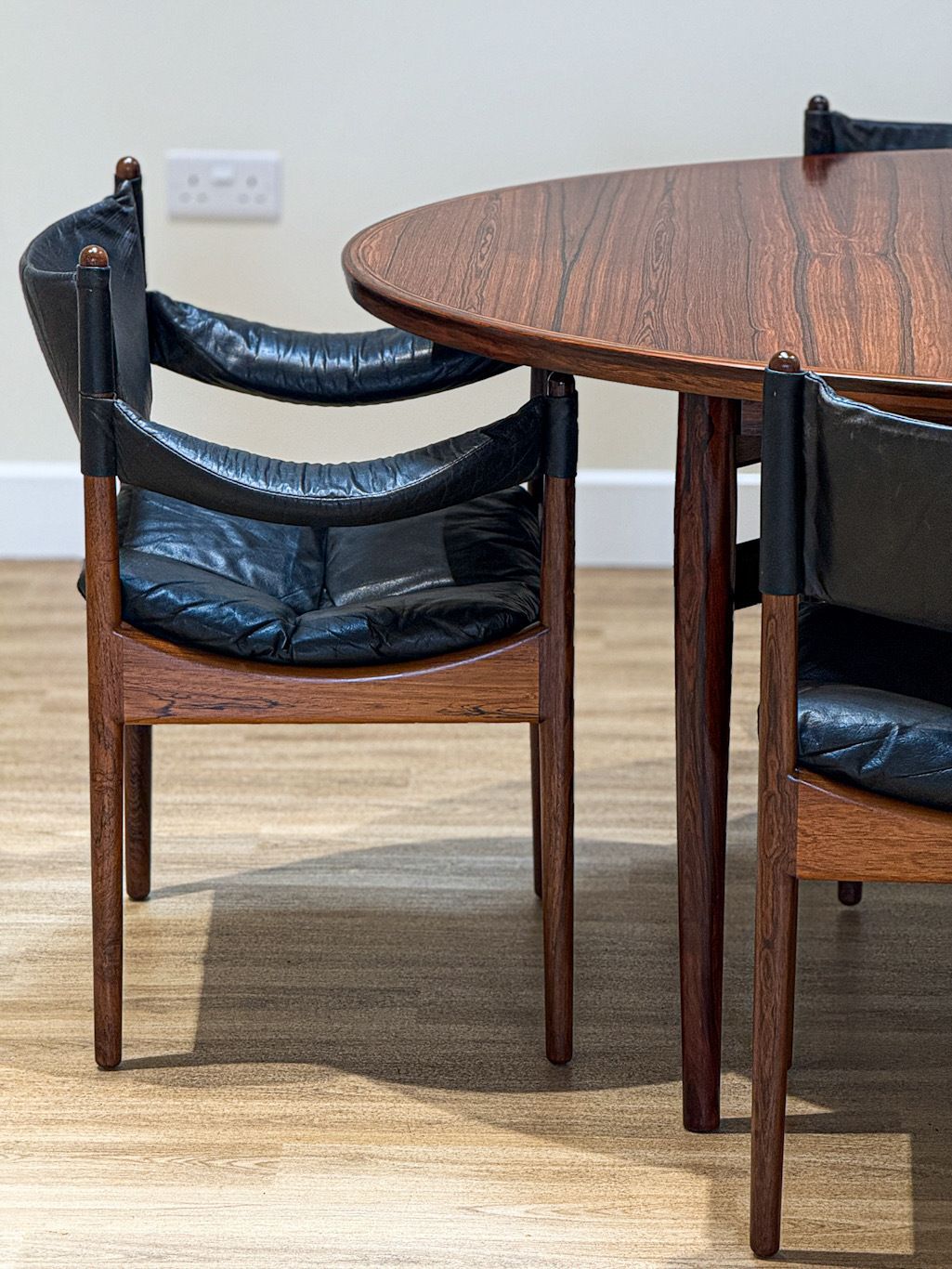 Furniture A Set Of 8 Dining Chairs (By Kristian Solmer Vedel) photo