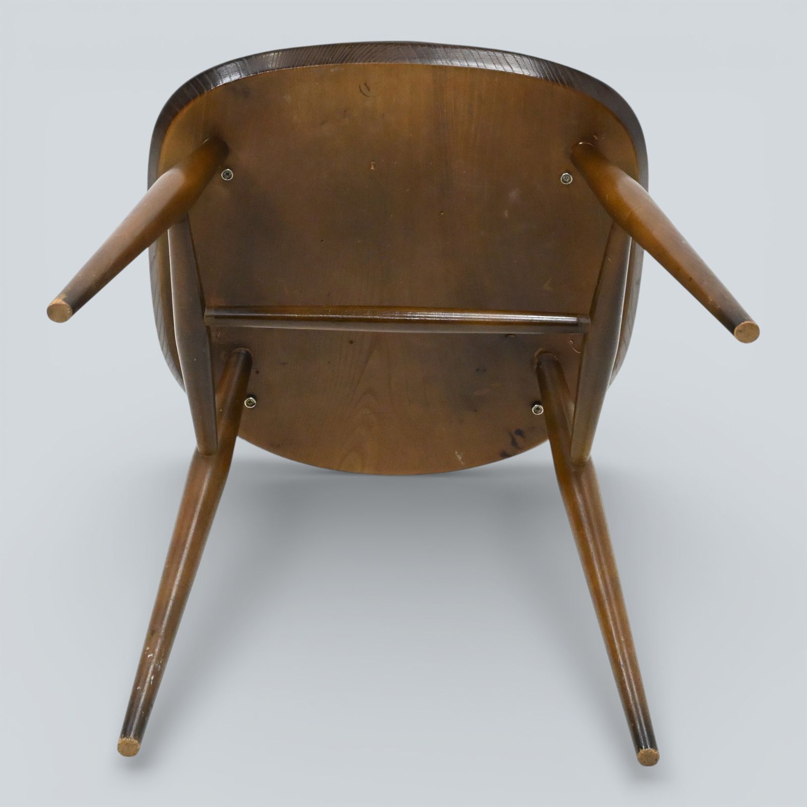 437.0 6 Ercol Windsor Bow Back Dining Chairs Fleur De Lis Carving Free Uk Delivery* photo
