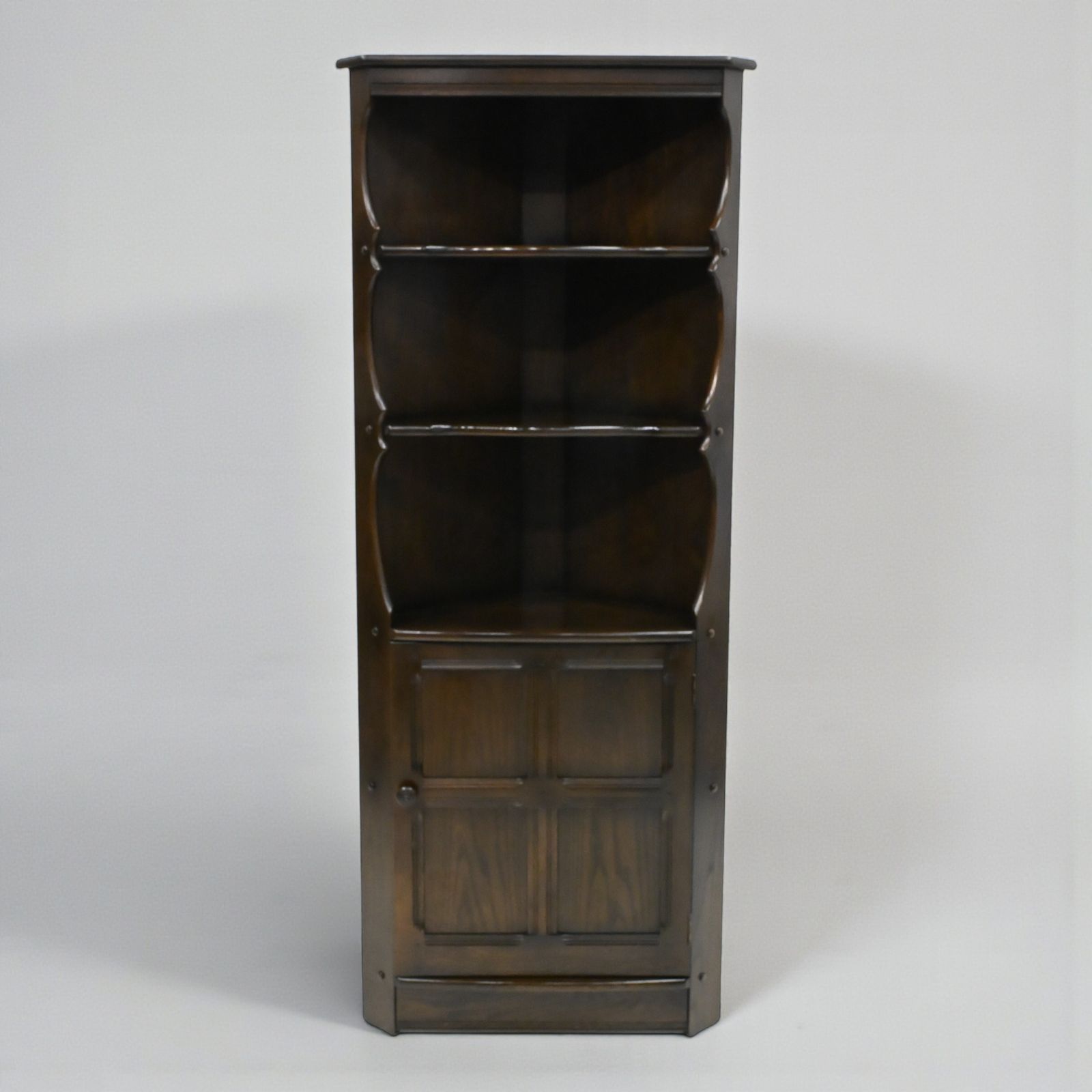 Genuine Ercol Mural Corner Cabinet With Shelves Tr Free Uk Delivery photo furniture