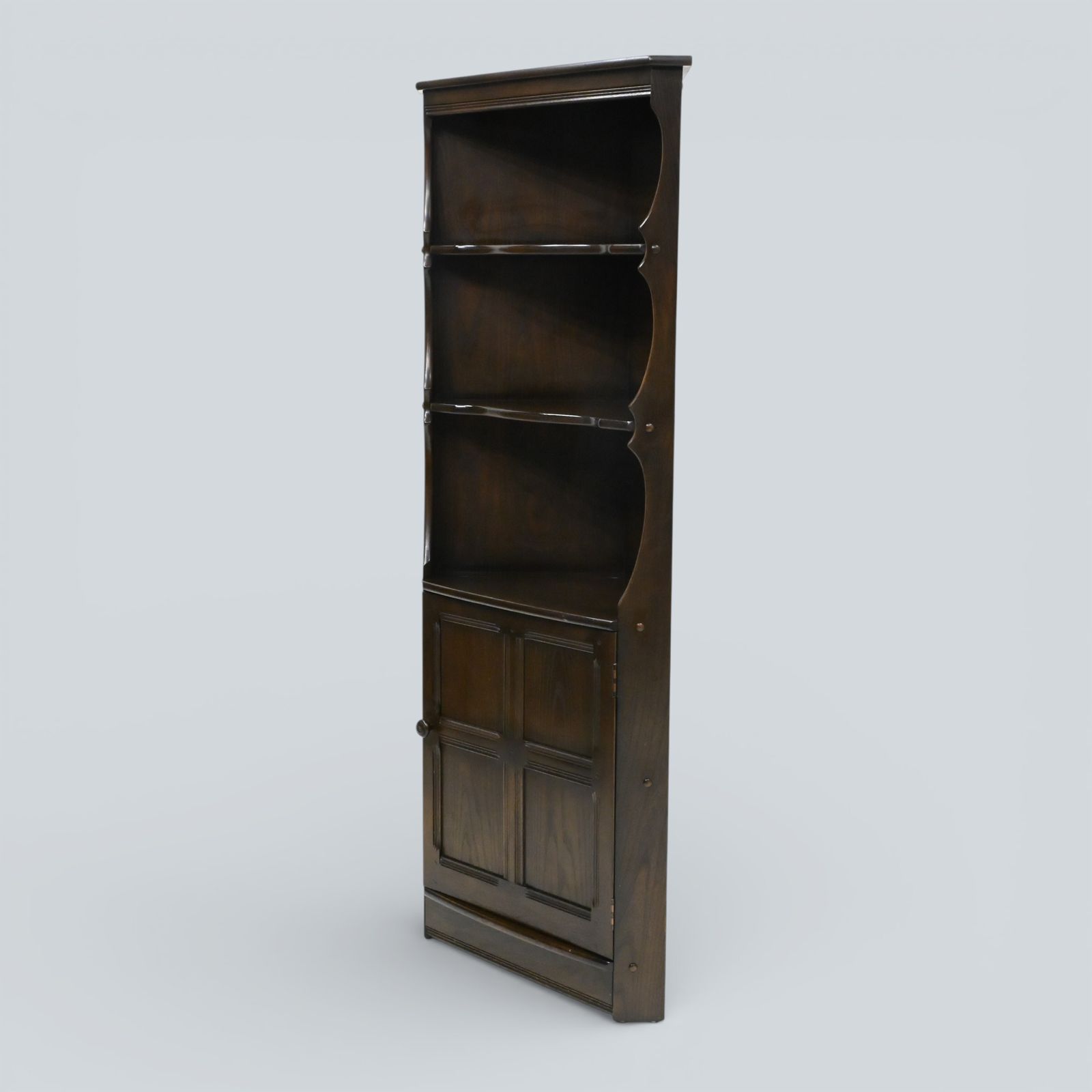 Genuine Ercol Mural Corner Cabinet With Shelves Tr Free Uk Delivery photo for sale