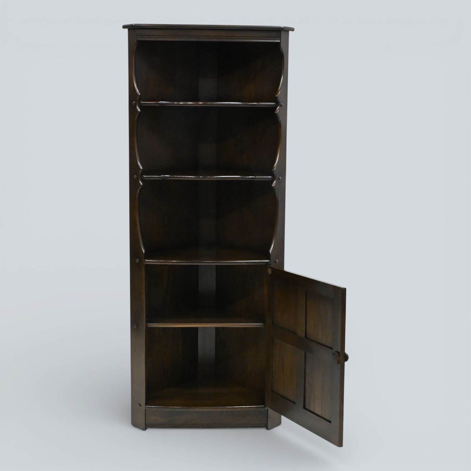 photo for sale Genuine Ercol Mural Corner Cabinet With Shelves Tr Free Uk Delivery