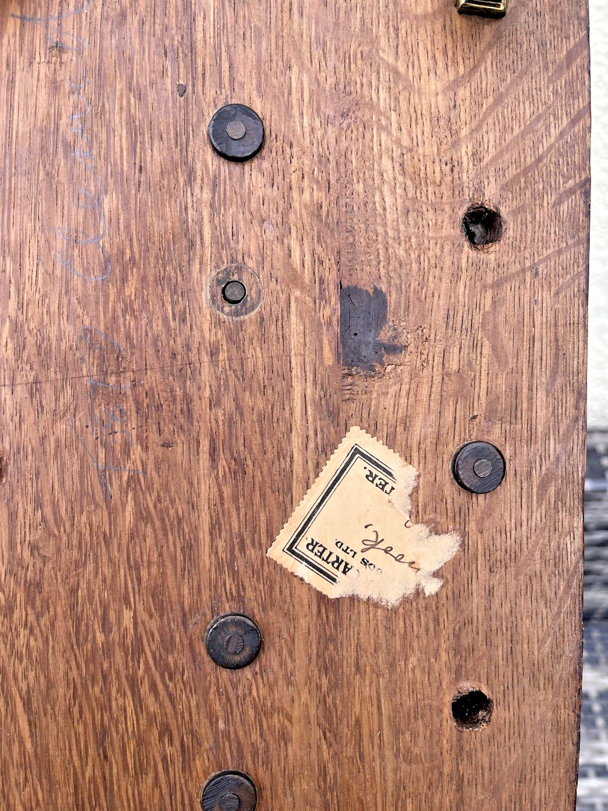 photo buy Exceptional Antique Wt&S William Tonks & Sons Brass Oak Magazine Newspaper Rack
