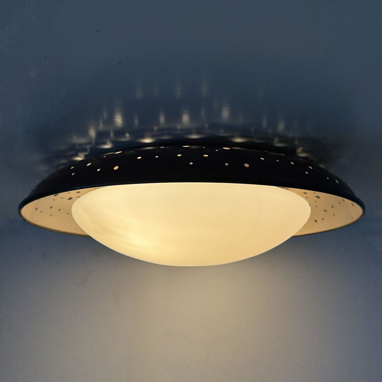 Ernest Igl Voor Hillebrand Grote Fifties Plafondlamp / Wandlamp, Ca. Jaren 1950 photo 1353.0
