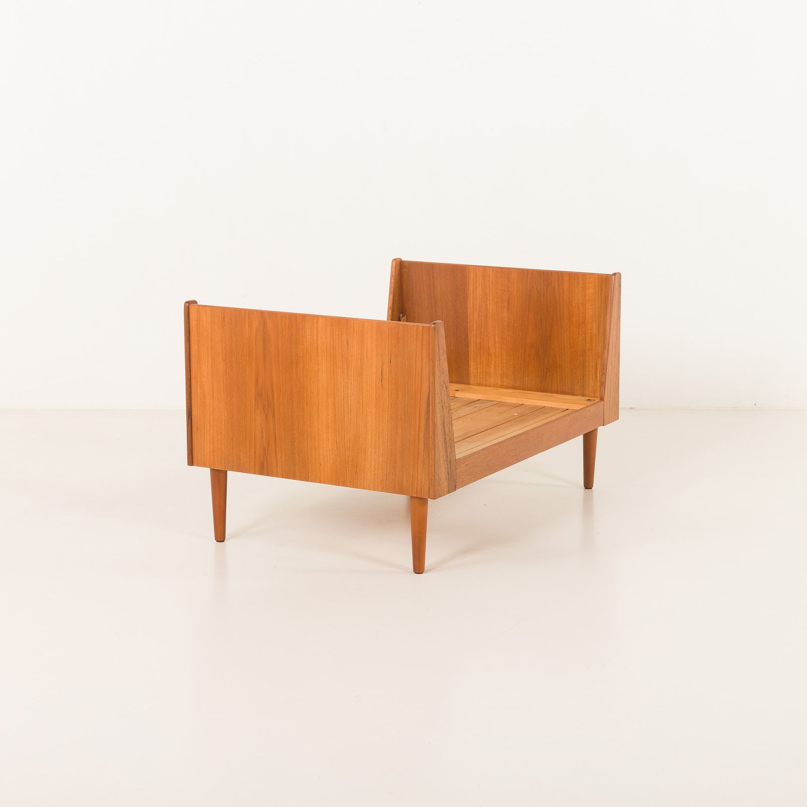 photo furniture Vintage Hevali Teak Extension Children Room Bed, Denmark 1960s