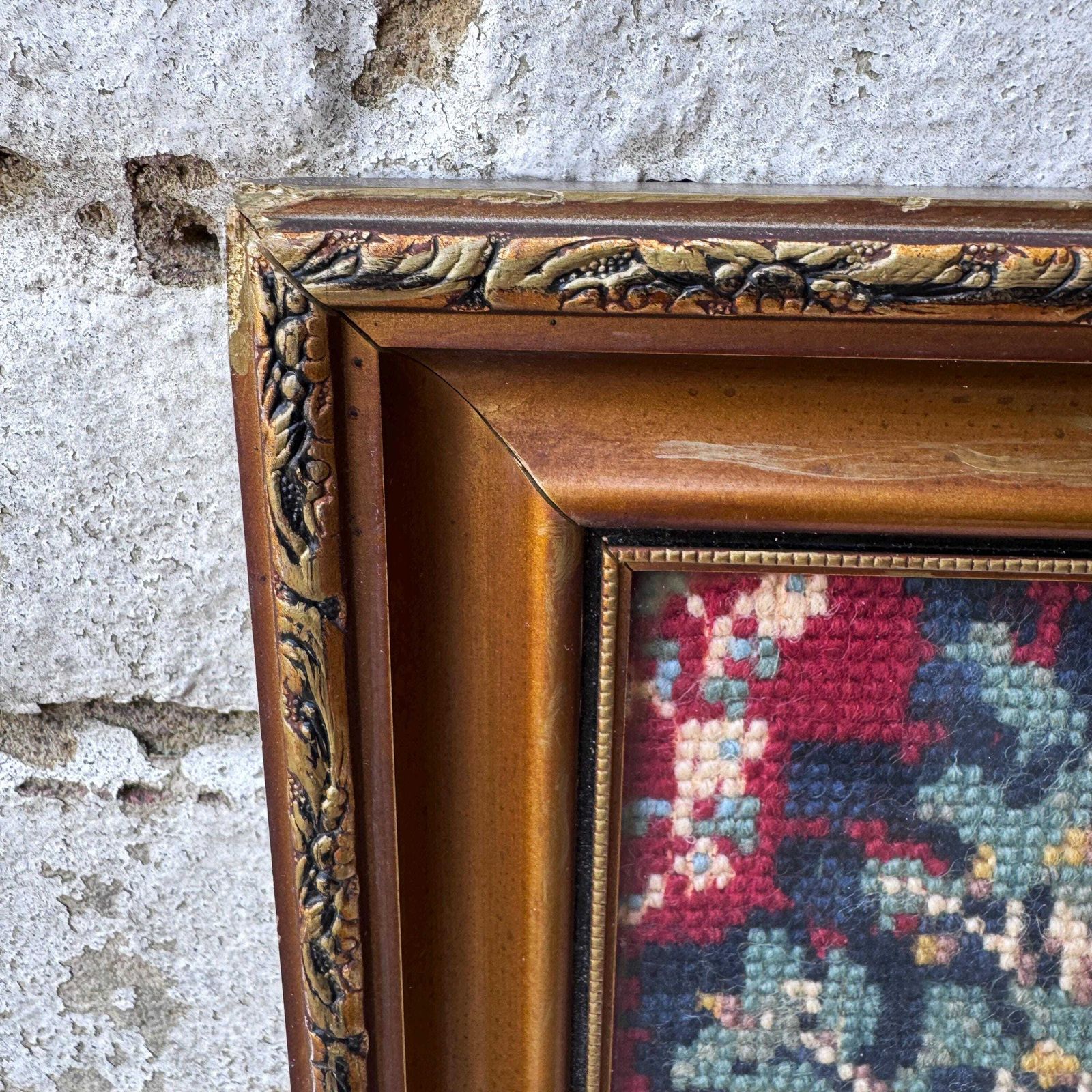 French Vintage Floral Tapestry Picture photo furniture