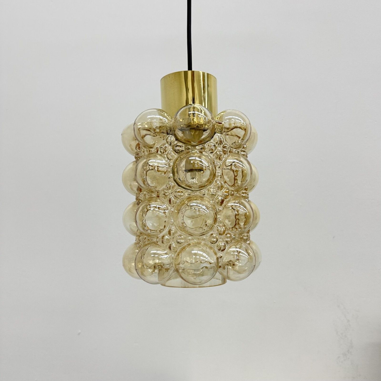 Bubble Glass Pendant By Helena Tynell For Limburg, Germany, 1970s photo 921.0