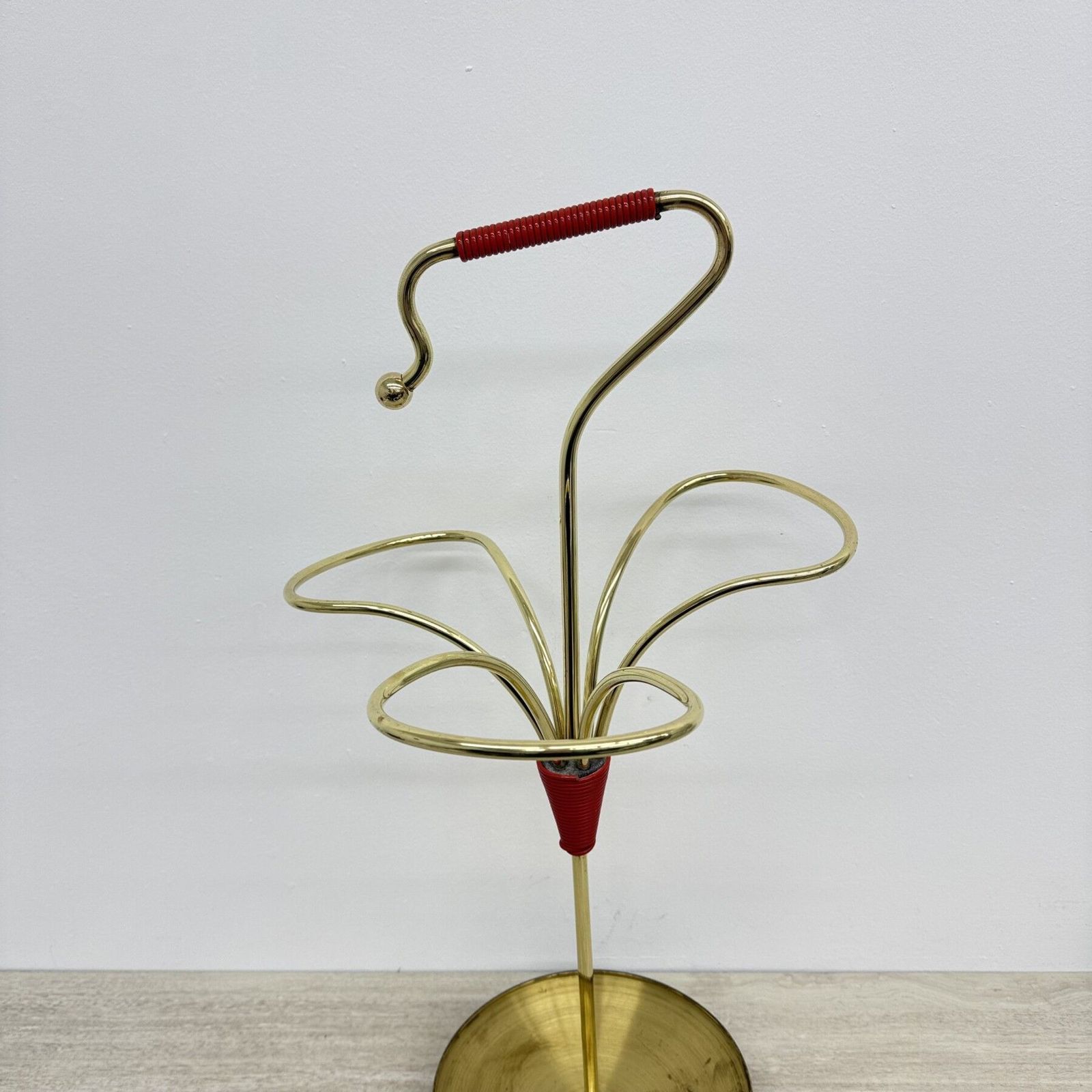 Mid Century Modern Messing Paraplubak, Ca. Jaren 1950 photo furniture
