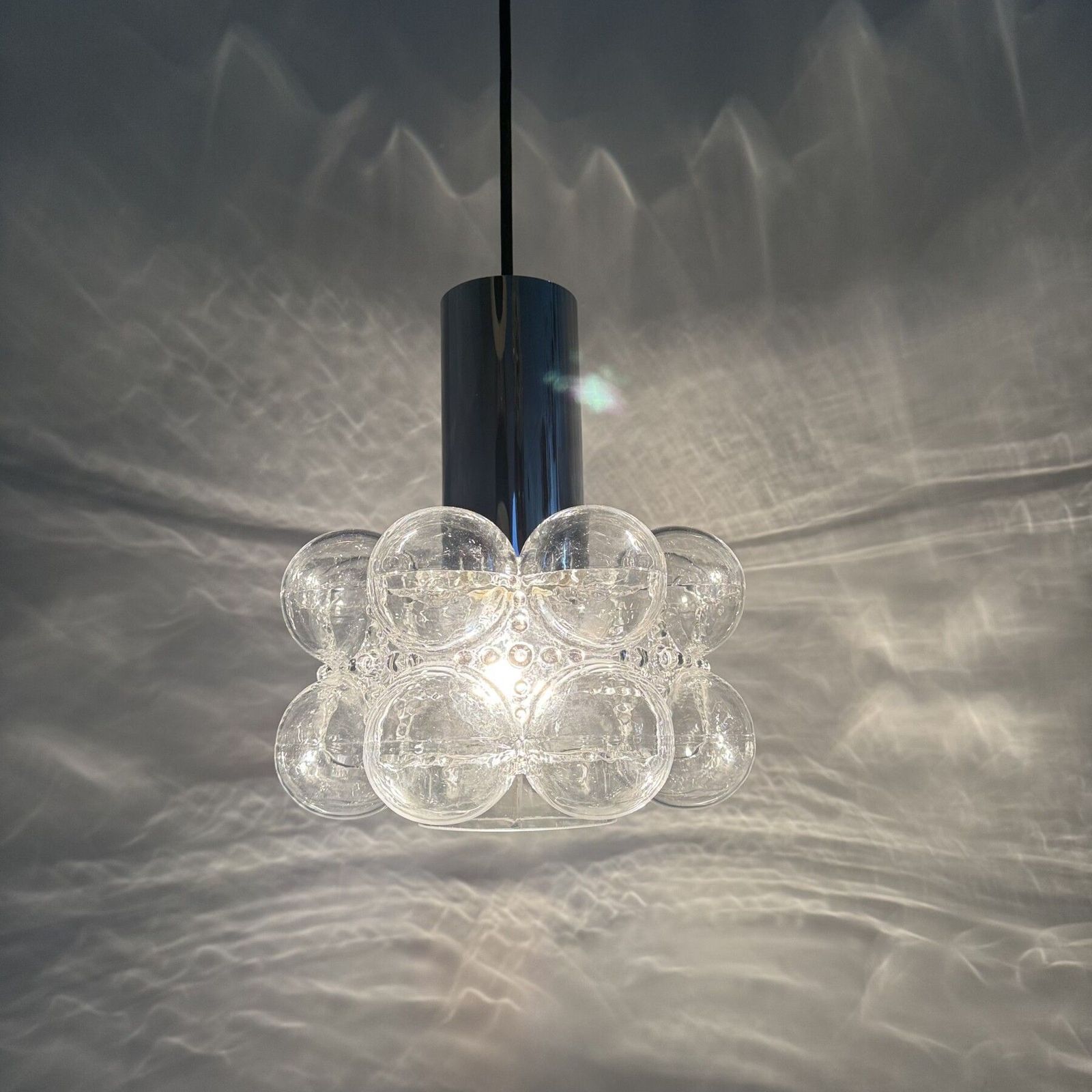 Bubble Glass Pendant Van Helena Tynell Voor Limburg, Duitsland, Jaren 1970 photo Verlichting
