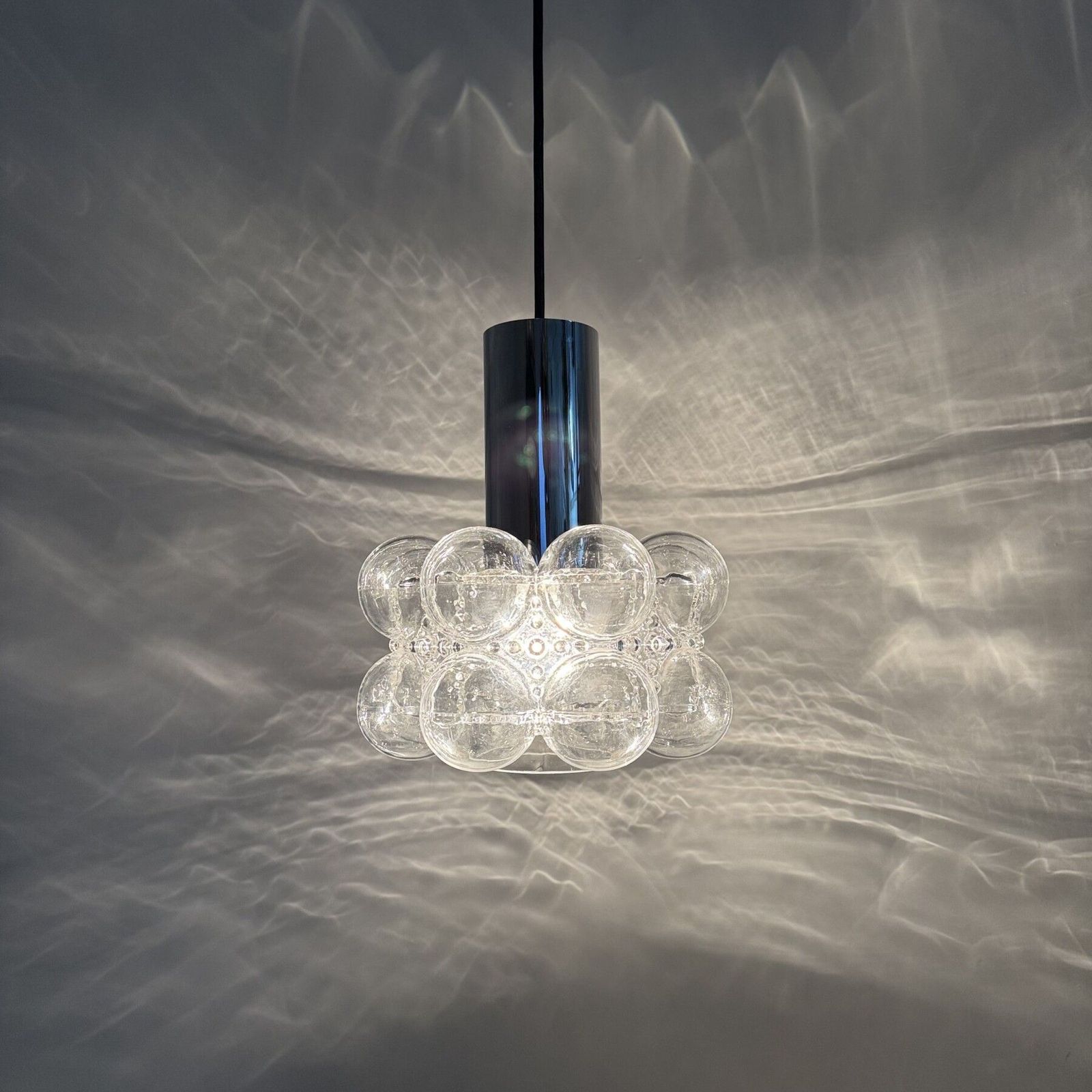 photo furniture Bubble Glass Pendant Van Helena Tynell Voor Limburg, Duitsland, Jaren 1970