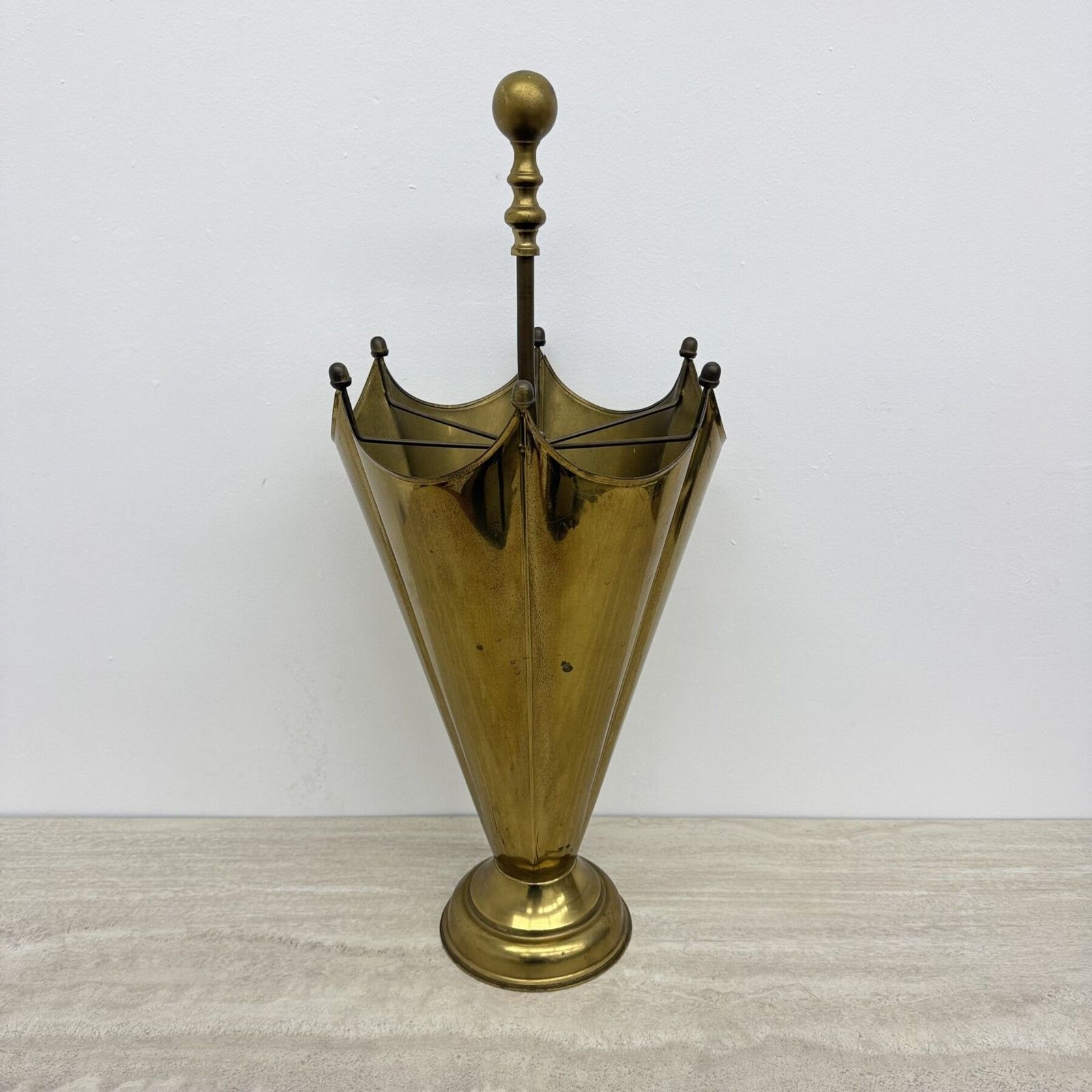 photo for sale Mid Century Design Messing Paraplubak, Jaren 1970
