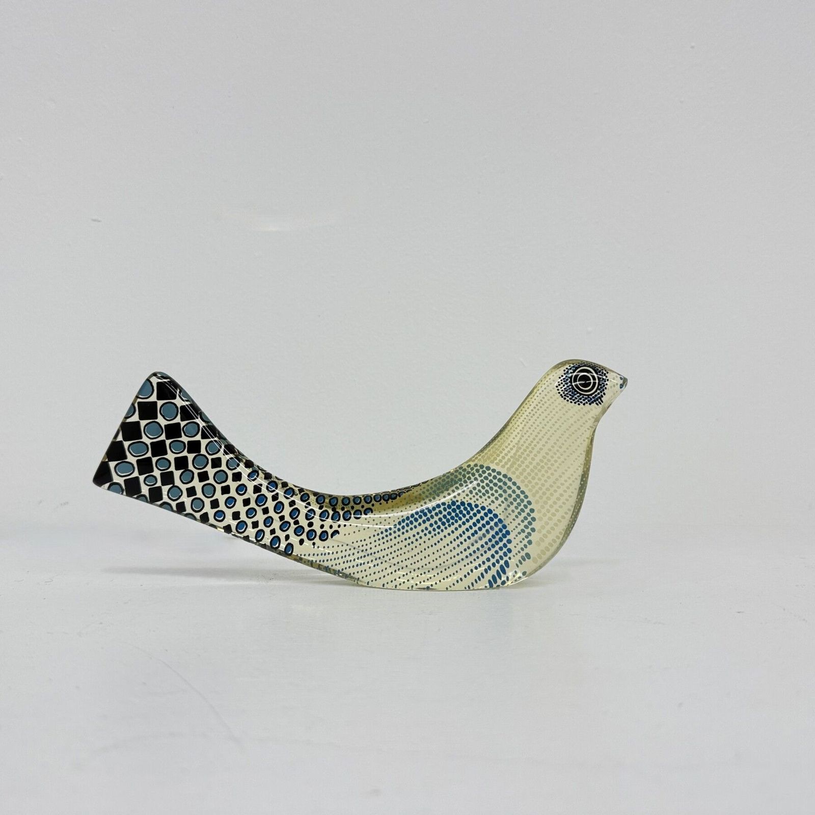 Mid Century Modern Large Resin Dove By Abraham Palatnik Brazil , 1970s