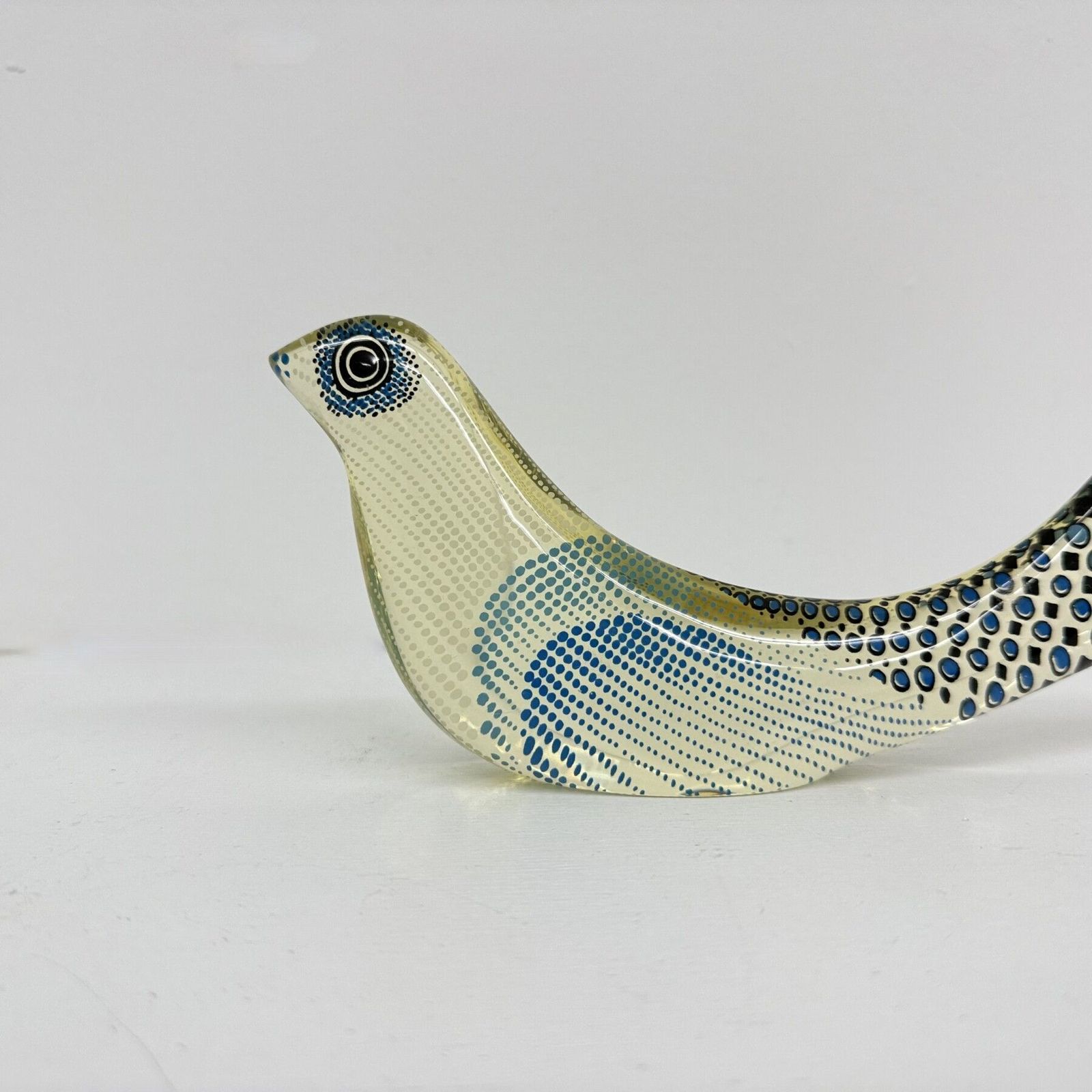 Mid Century Modern Large Resin Dove By Abraham Palatnik Brazil , 1970s photo vinterior