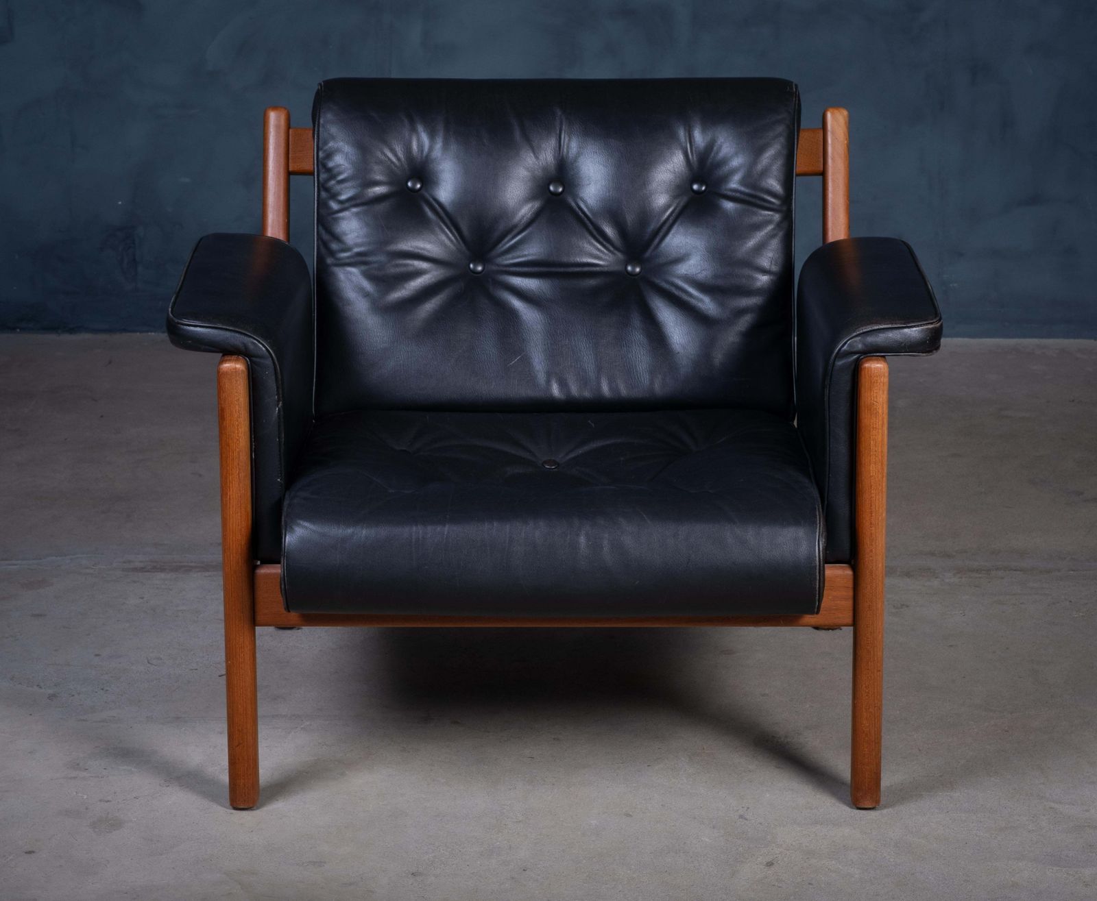 Karl Erik Ekselius Armchairs / Lounge Chair In Teak, Sweden, 1960s photo vinterior