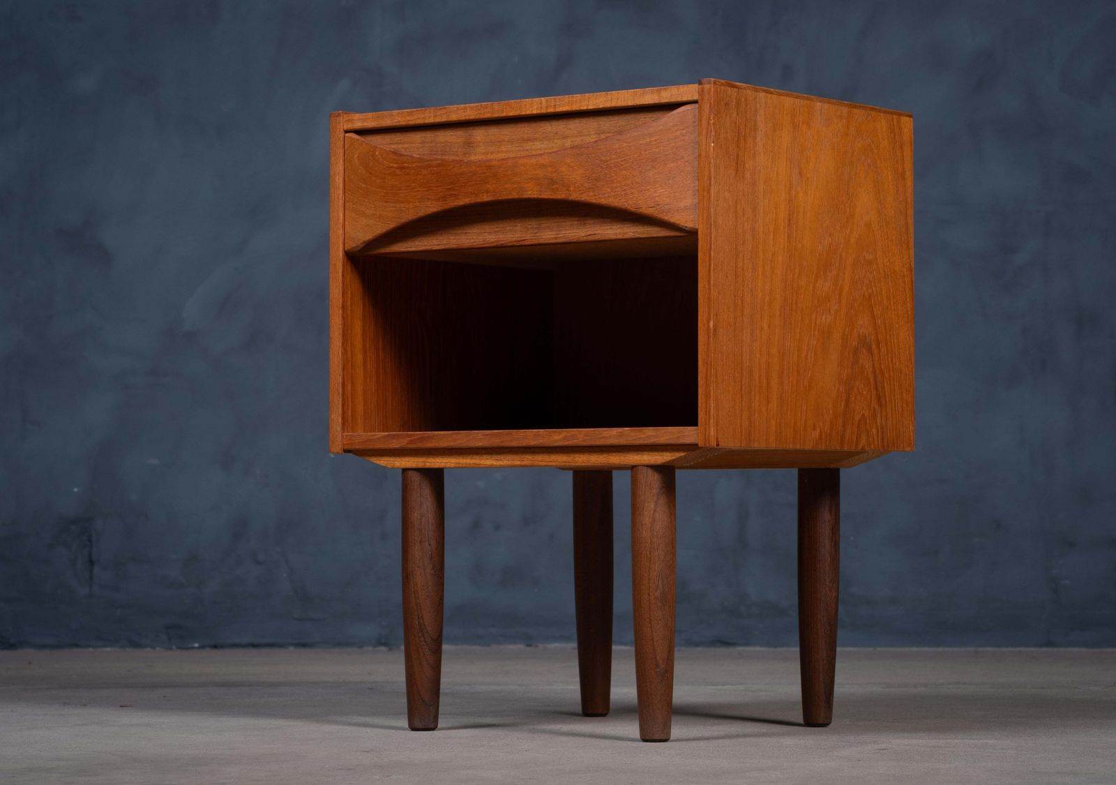 Teak Bedside / Side Table By Niels Clausen, 1960s photo for sale