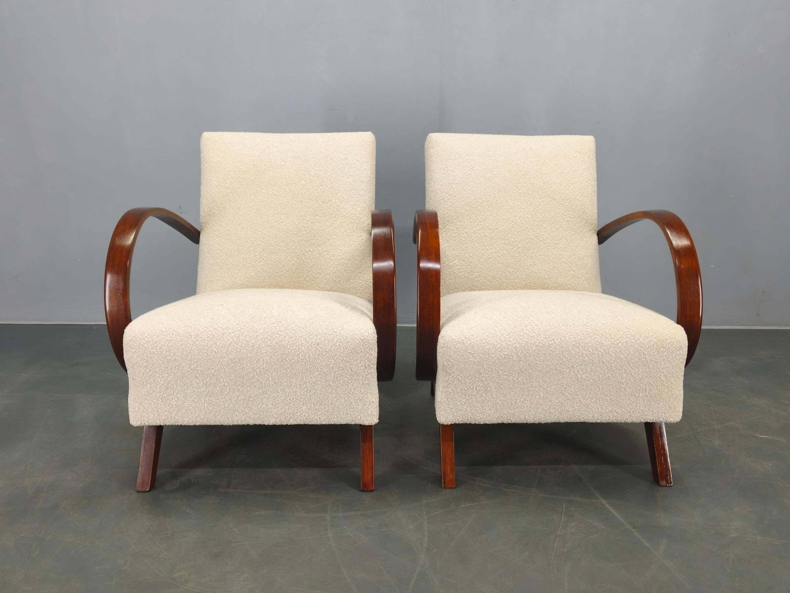 Pair Of Halabala Art Deco Armchairs, 1940s photo furniture