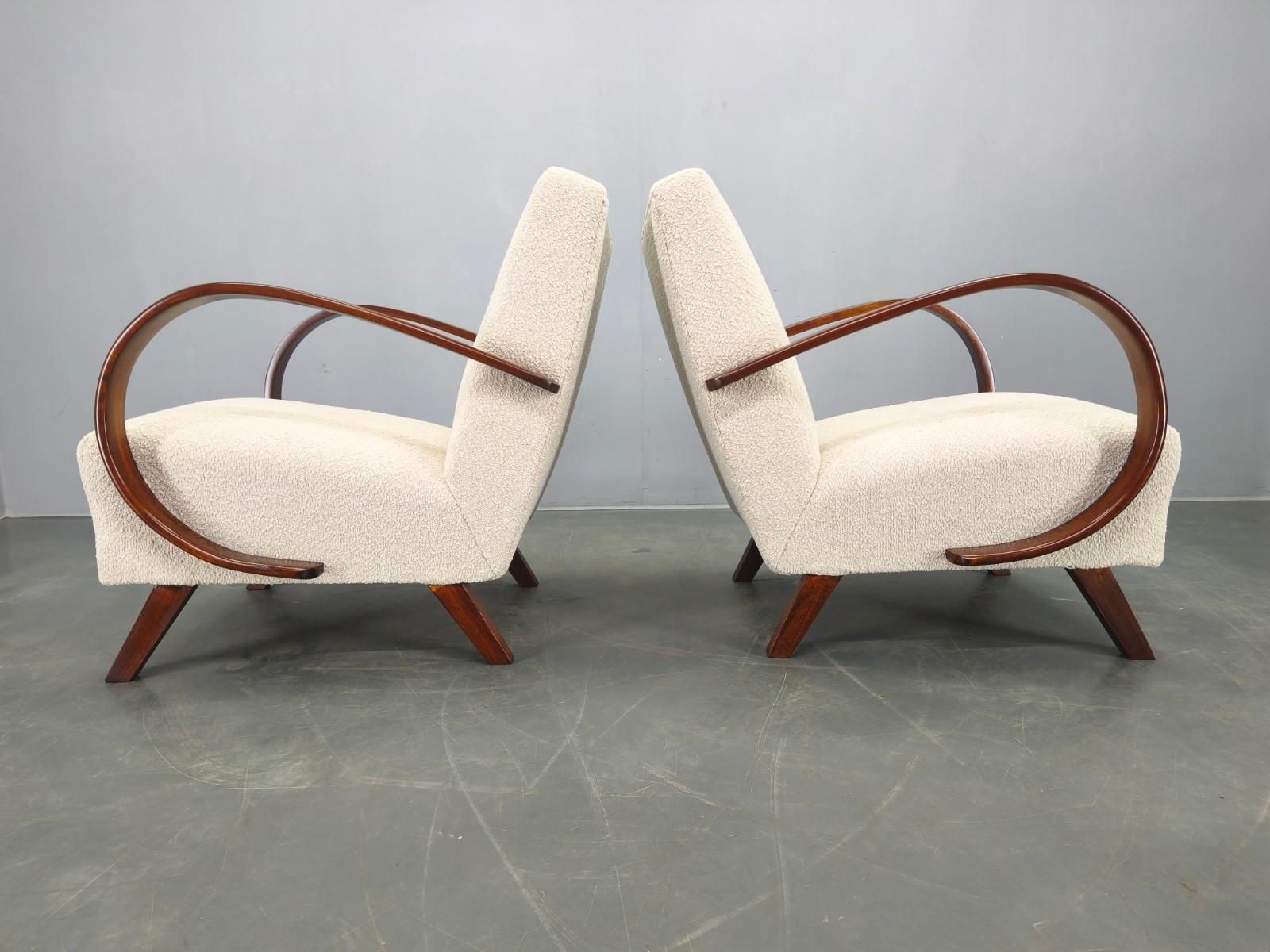 Pair Of Halabala Art Deco Armchairs, 1940s photo 2806.0