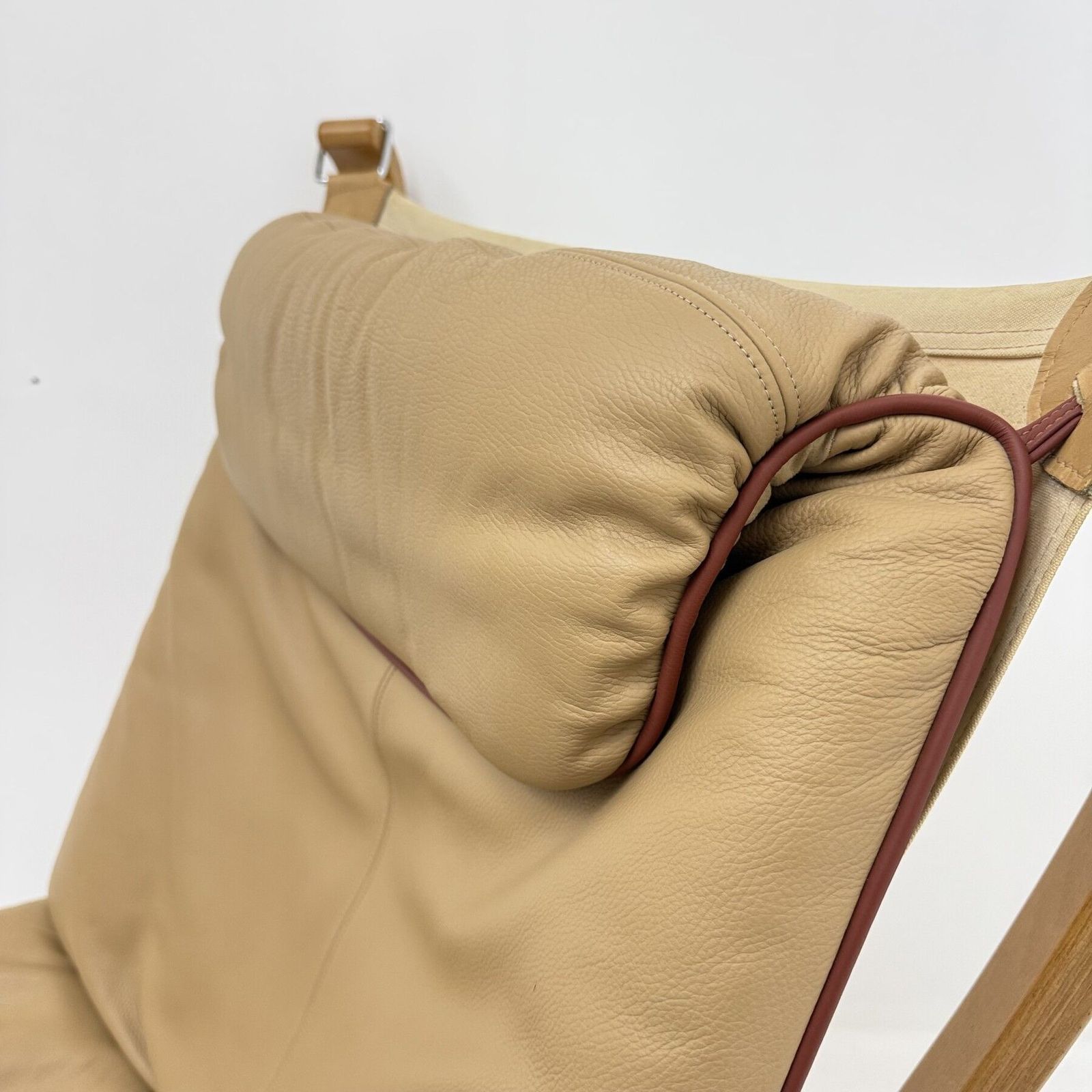 1351.0 Falcon Leather Lounge Chair By Sigurd Ressel For Vatne Møbler 1970s photo