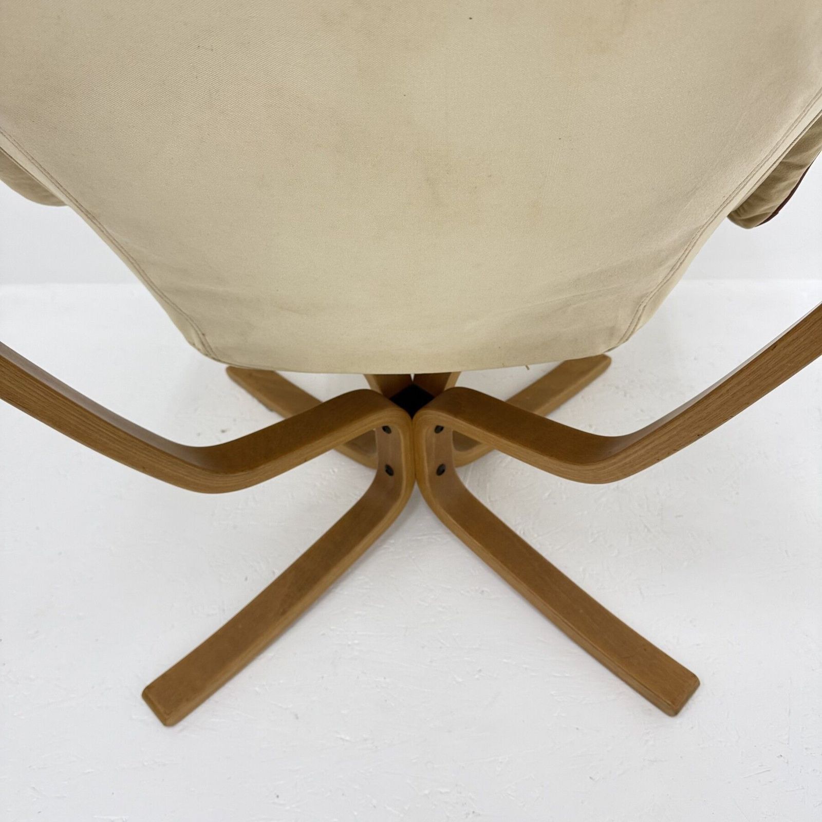 photo vintage Falcon Leather Lounge Chair By Sigurd Ressel For Vatne Møbler 1970s