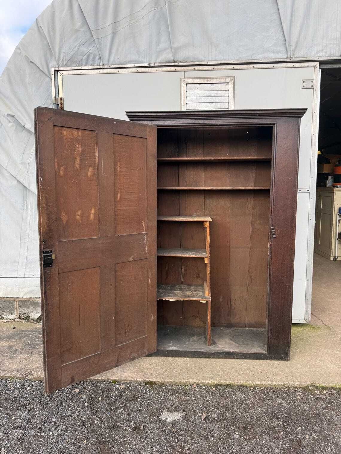 Cupboard   Large Victorian Oak Cupboard photo vinterior
