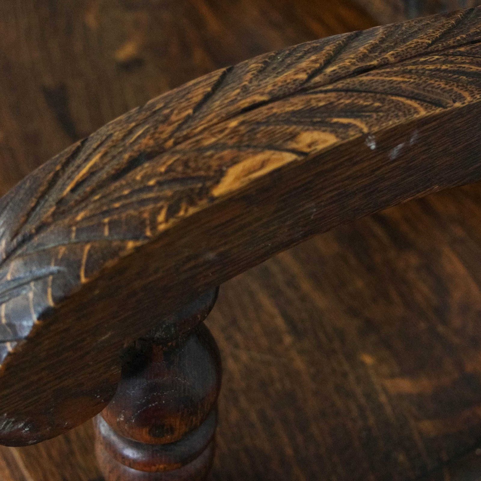 Antique Victorian Carved Oak Hall Bench | Antique Tables | Benches | Oak Bench | Antique Bench | Antique Oak Tables photo vintage