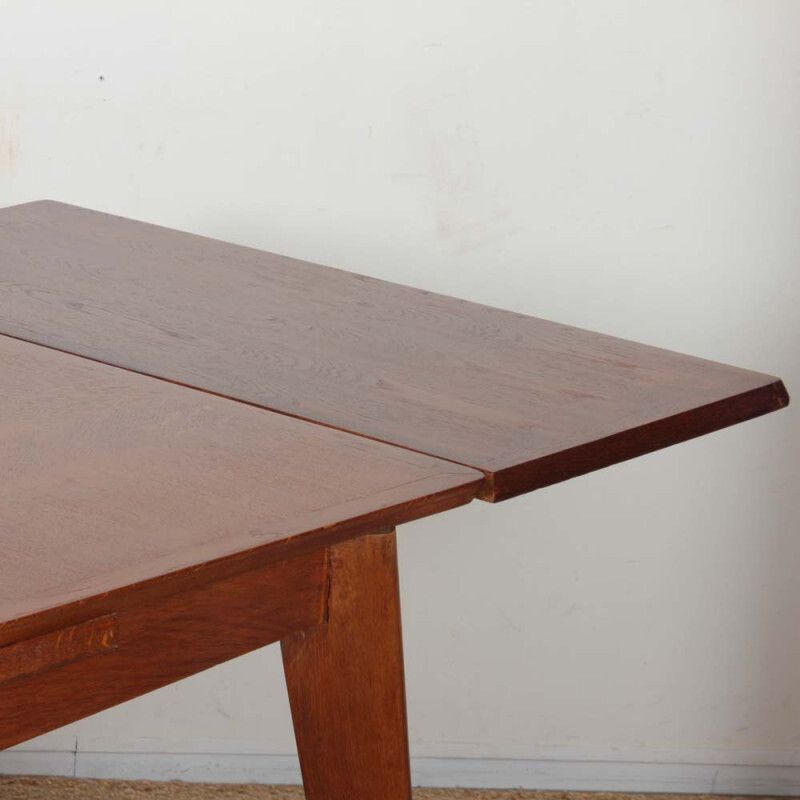 photo furniture Extendable Rectangular Dining Table From The 1950s