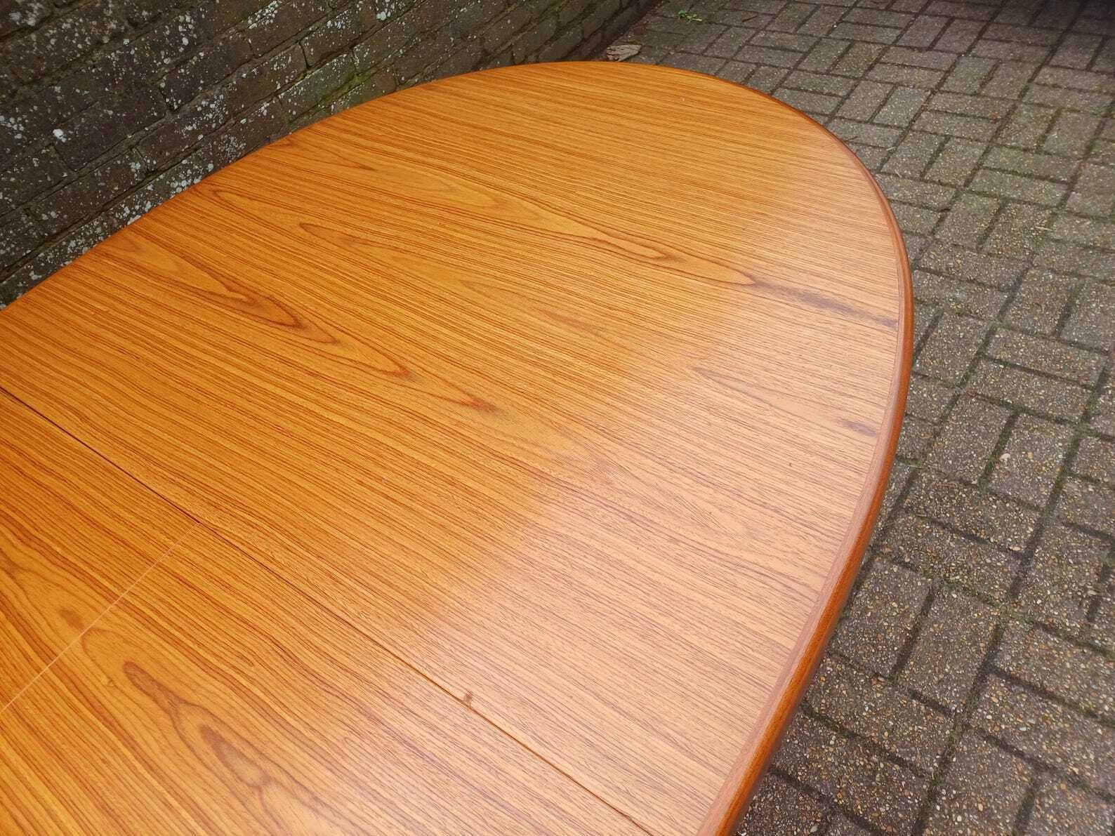 Late 1970s Retro Extending Dining Table Sculptural Scandinavian Style Exceptional Quality Solid Wood Base Near Perfect Free Hand Delivery photo vintage