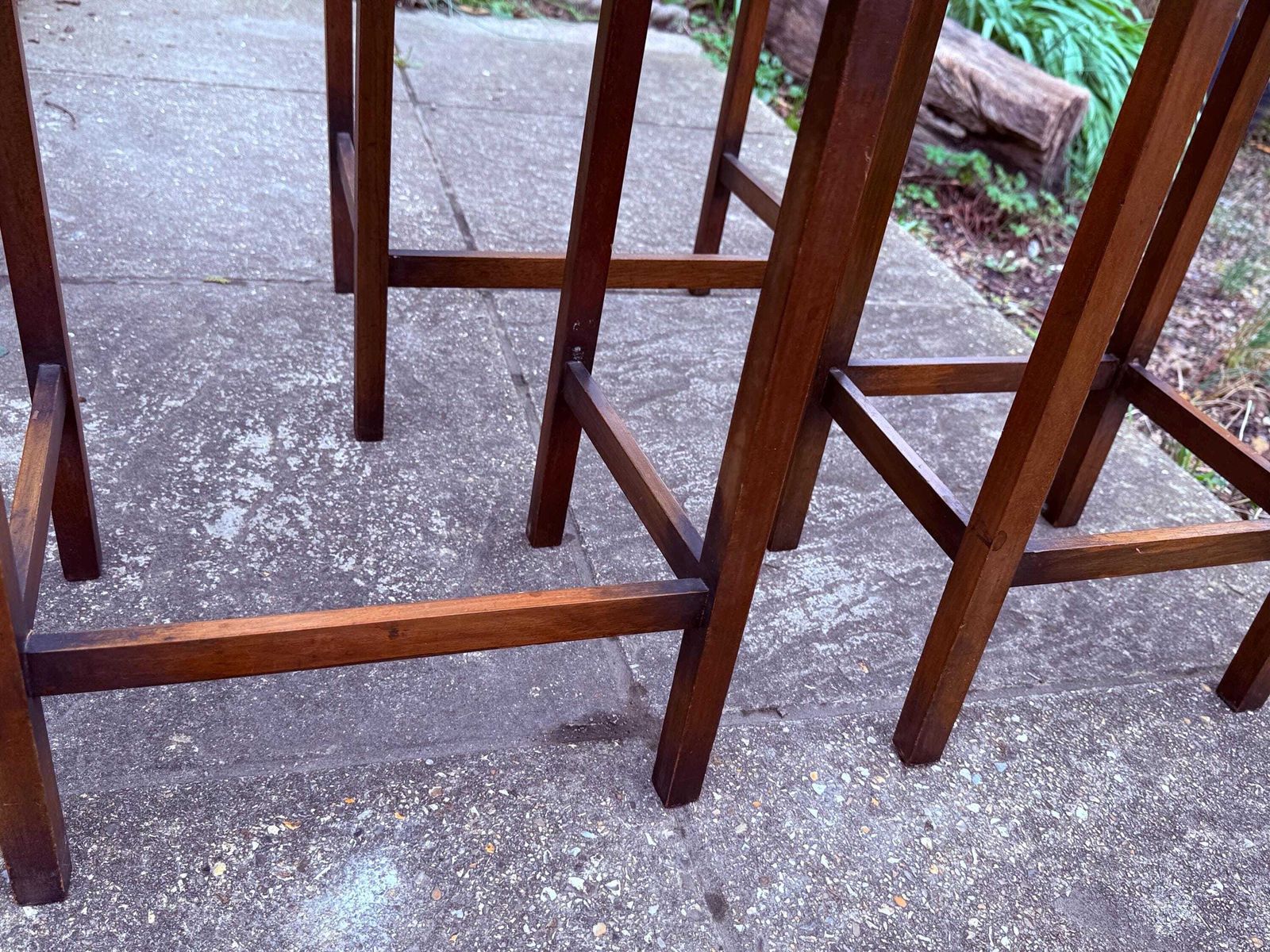 photo vinterior Mid Century 1960s Teak Nest Of Tables Scandinavian Style Occasional Tables (3 Tables)