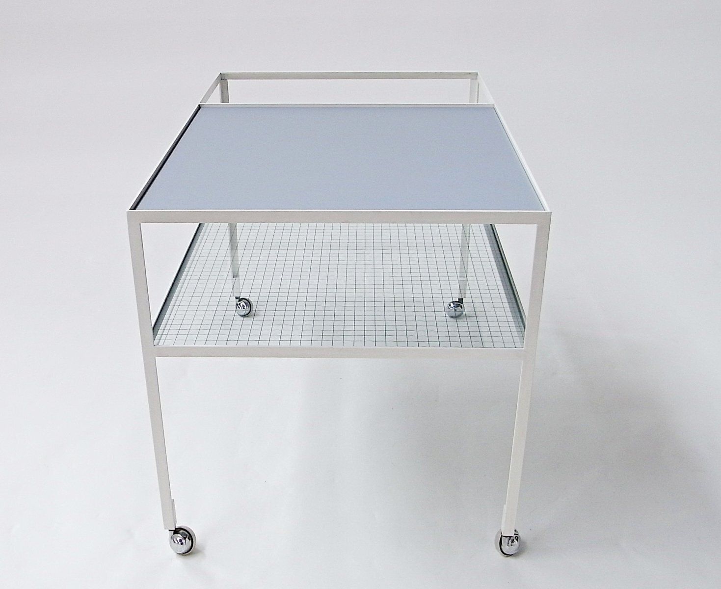 Bar Trolley By Herbert Hirche For Holzäpfel, Germany, 1950s photo for sale