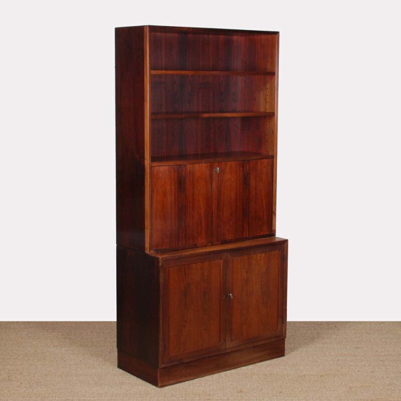 Rosewood Secretary Desk By Lyby Mobler, 1960 photo for sale