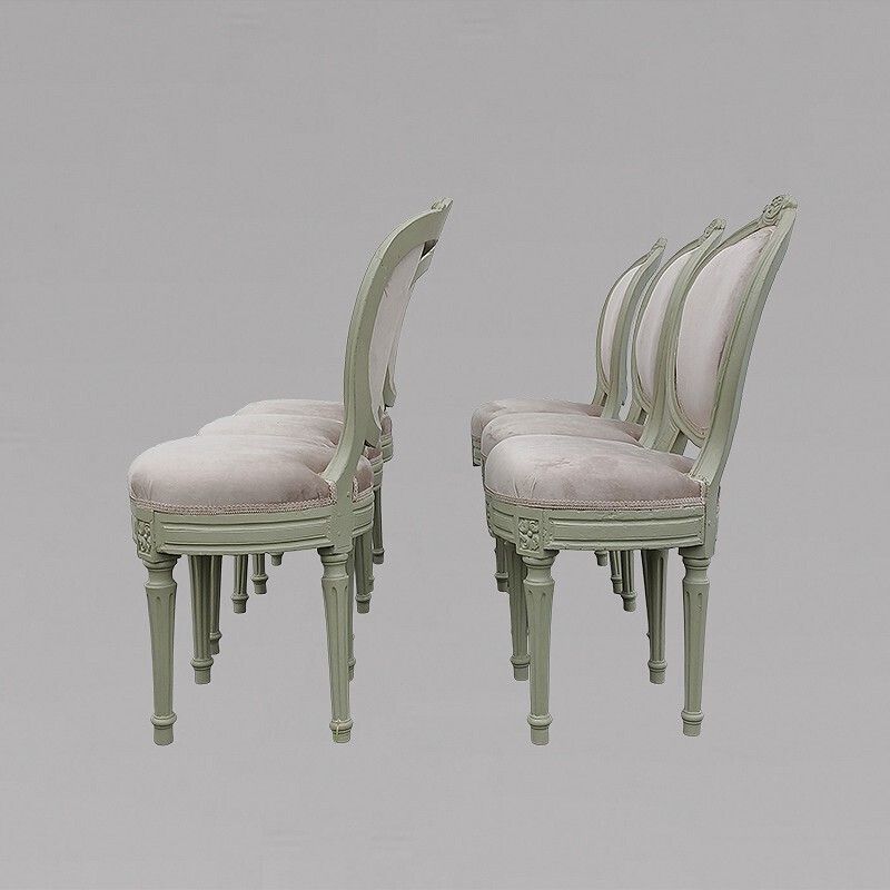 Set Of Six Louis XVI Period Chairs photo Furniture
