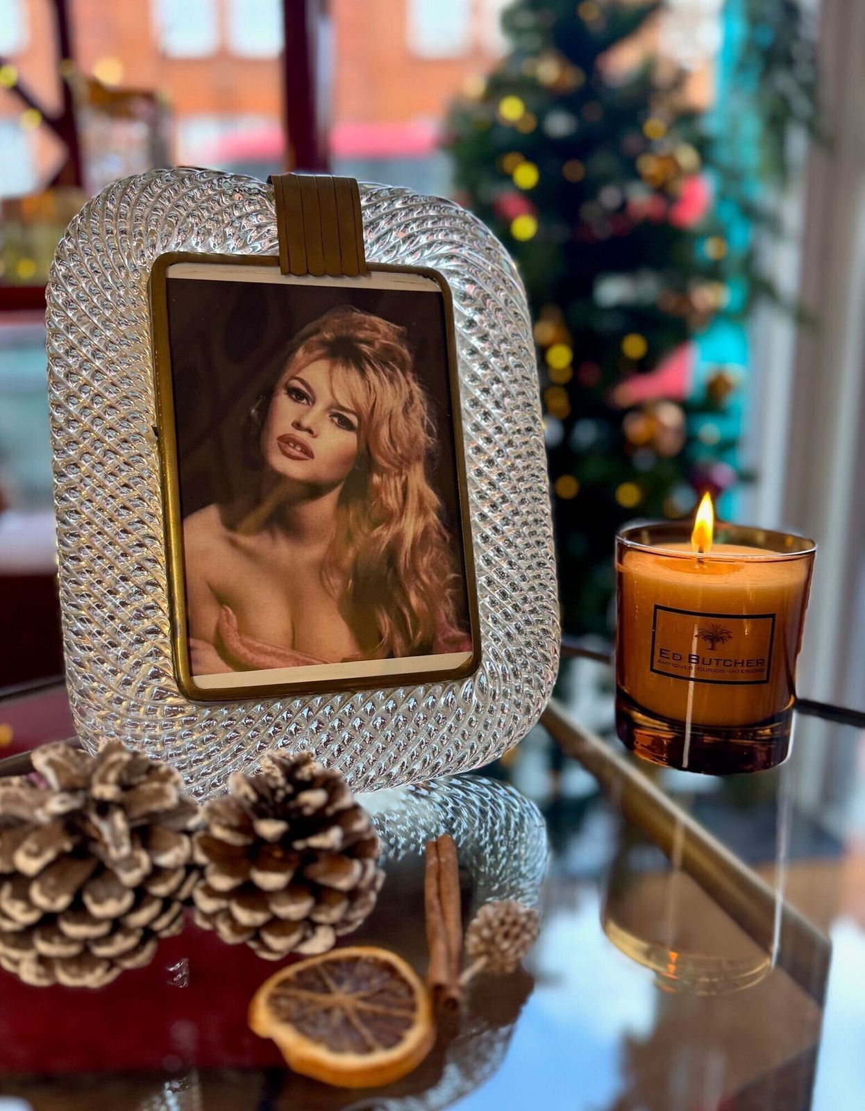 An Orignal 1940s Murano Hand Blown, Torchon Glass Picture Frame By Barovier & Toso photo buy