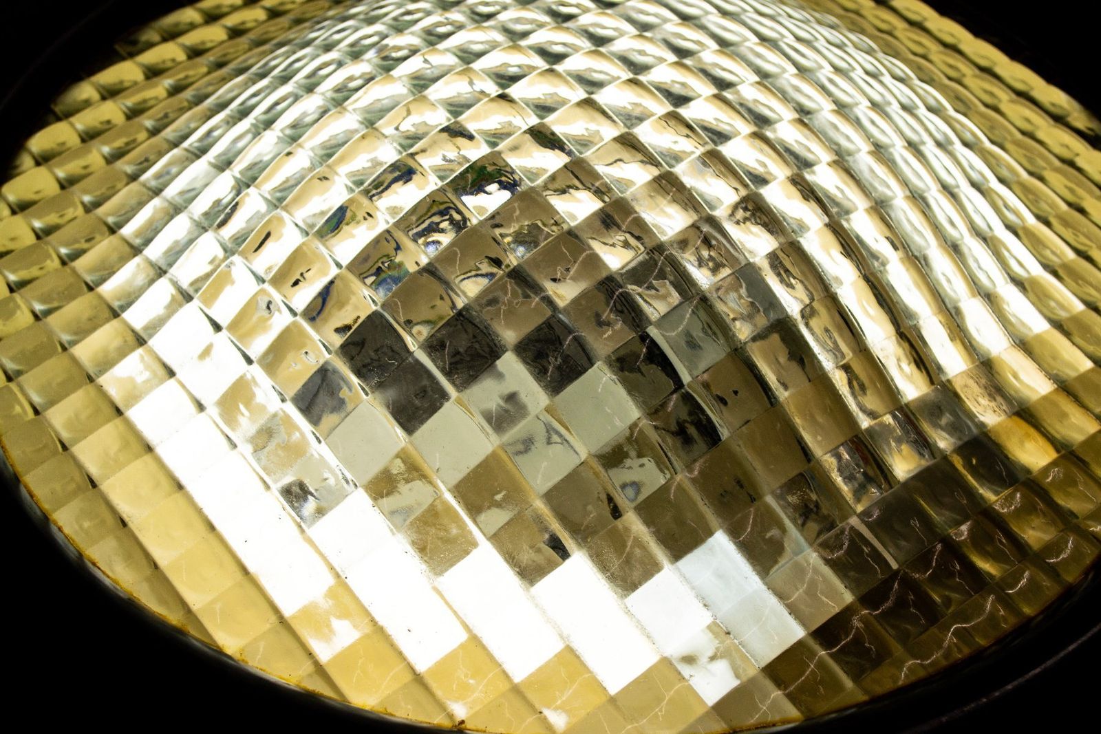 Italiaanse Prismatische Glazen Plafondlamp Van Stilnovo, Ca. Jaren 1970 photo 1298.0
