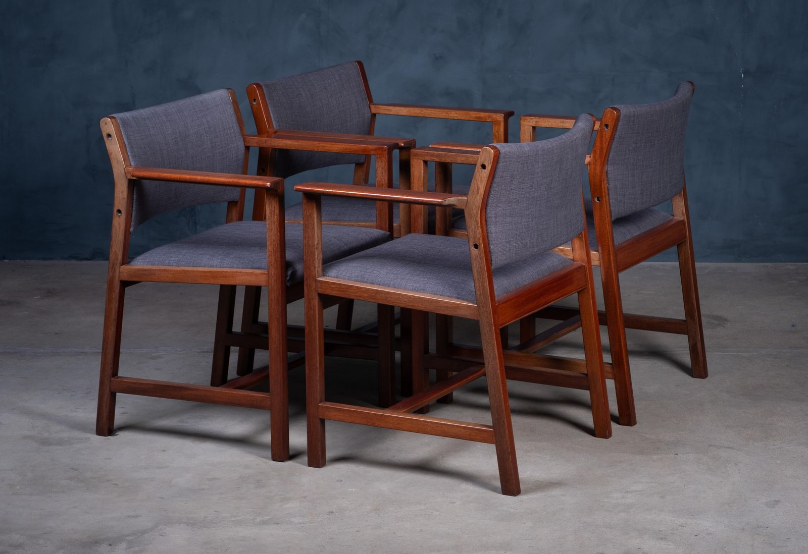 Model Bm73 Armchairs By Børge Mogensen For Fredericia, 1960s photo Furniture