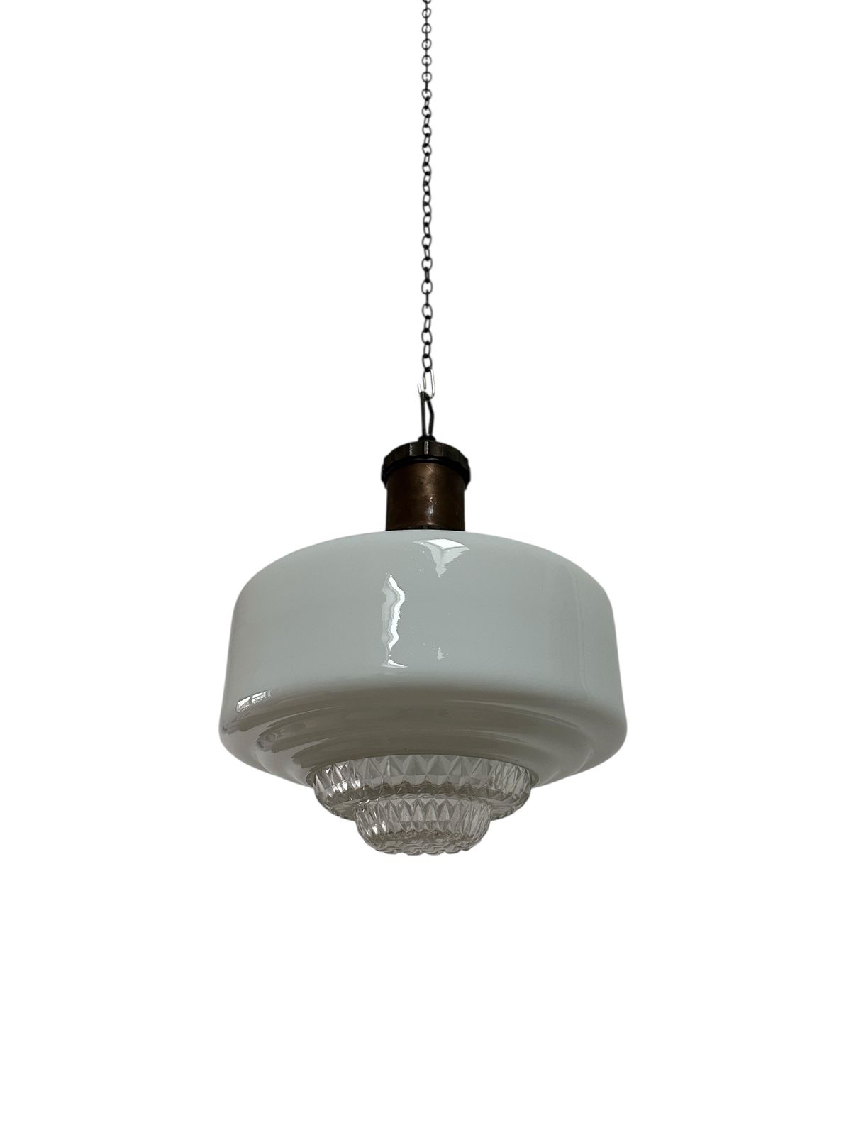 Pair Set Antique English Church Diffused Opaline Milk Glass Ceiiling Pendant Light Lamp By Morco photo furniture