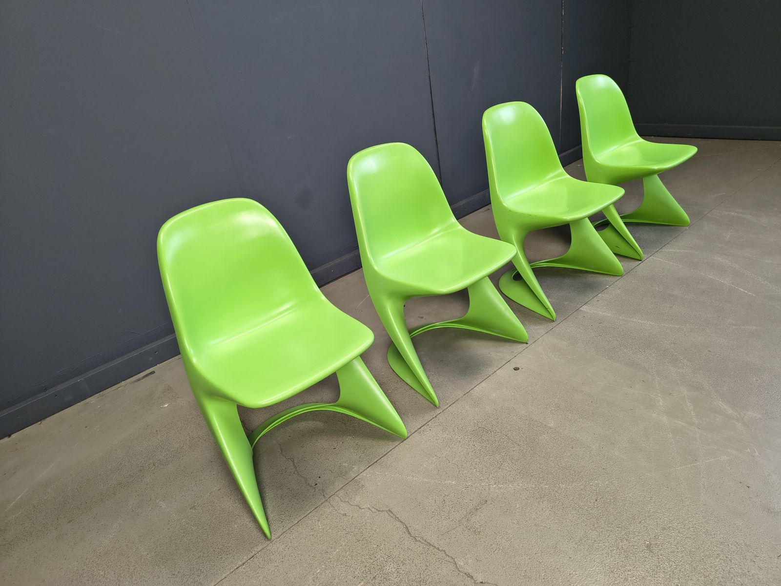 Set Of 4 Casalino Dining Chair By Alexander Begge For Casala, 1970s photo vinterior